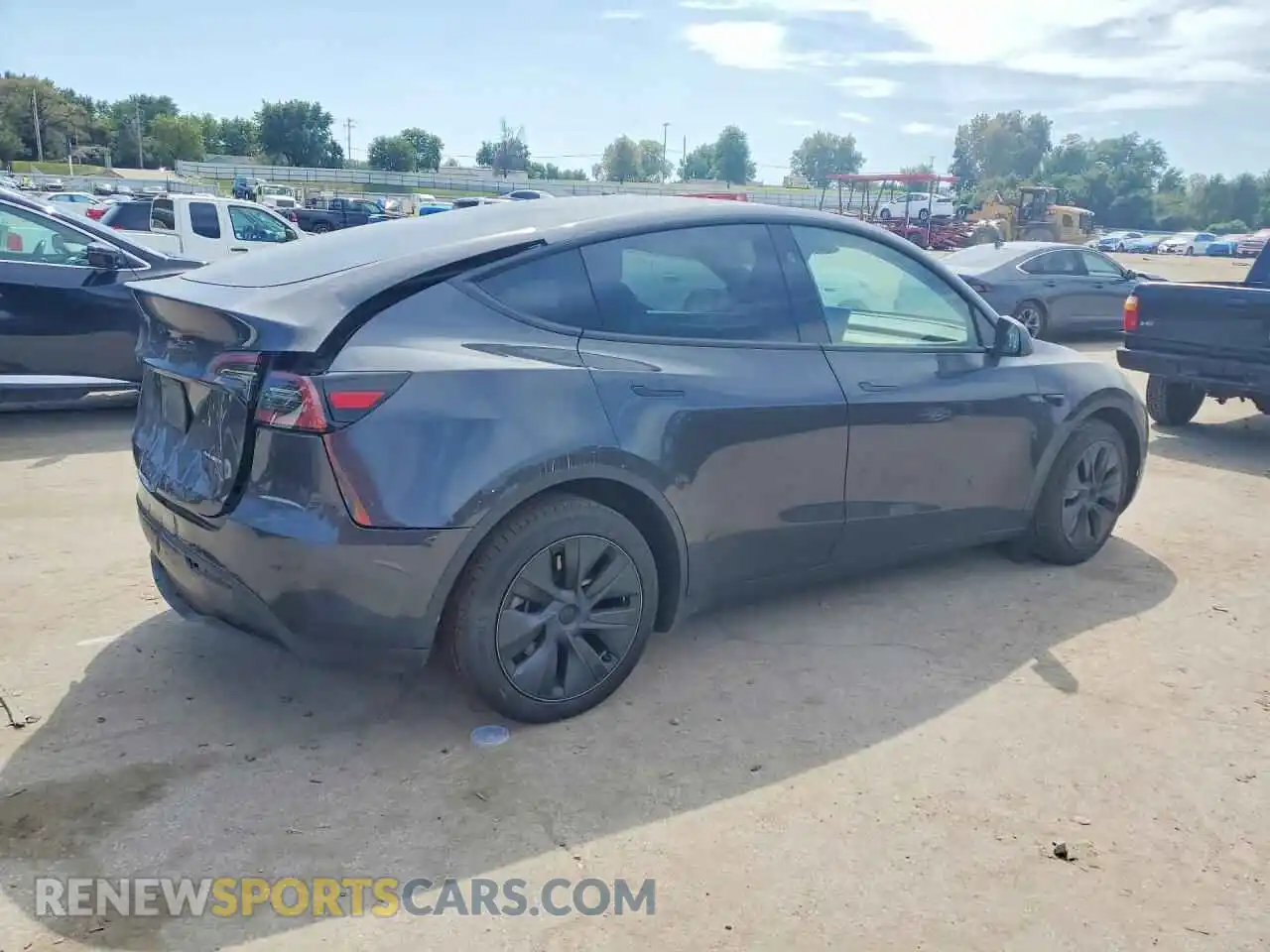 3 fotografías del automóvil dañado 7SAYGDEE6RF195436 TESLA MODEL Y 2024