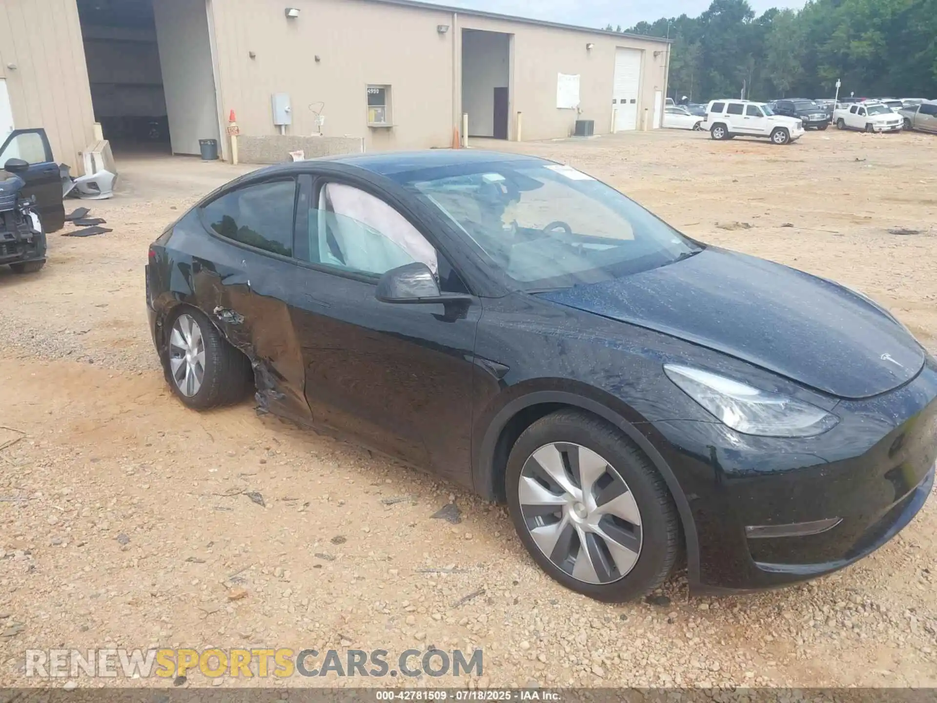 1 Photograph of a damaged car 7SAYGDEE7RA214959 TESLA MODEL Y 2024