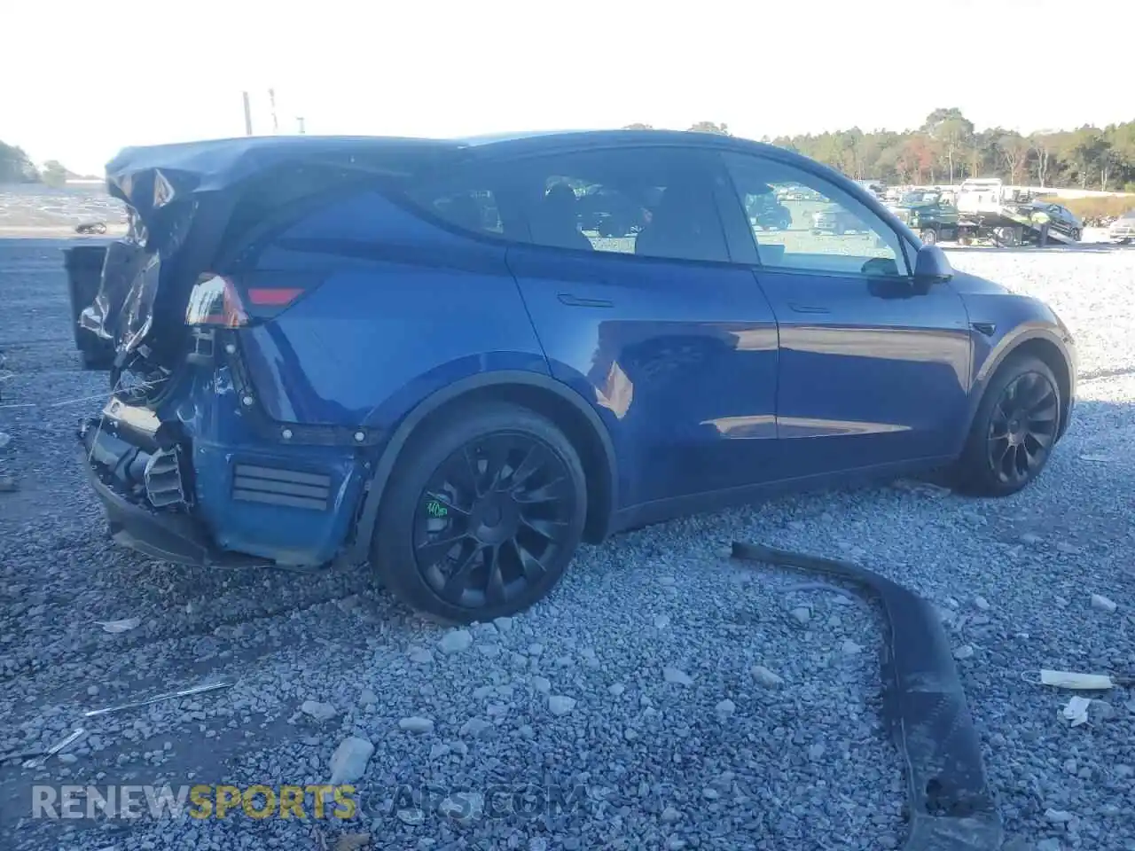 3 Photograph of a damaged car 7SAYGDEE7RA221460 TESLA MODEL Y 2024