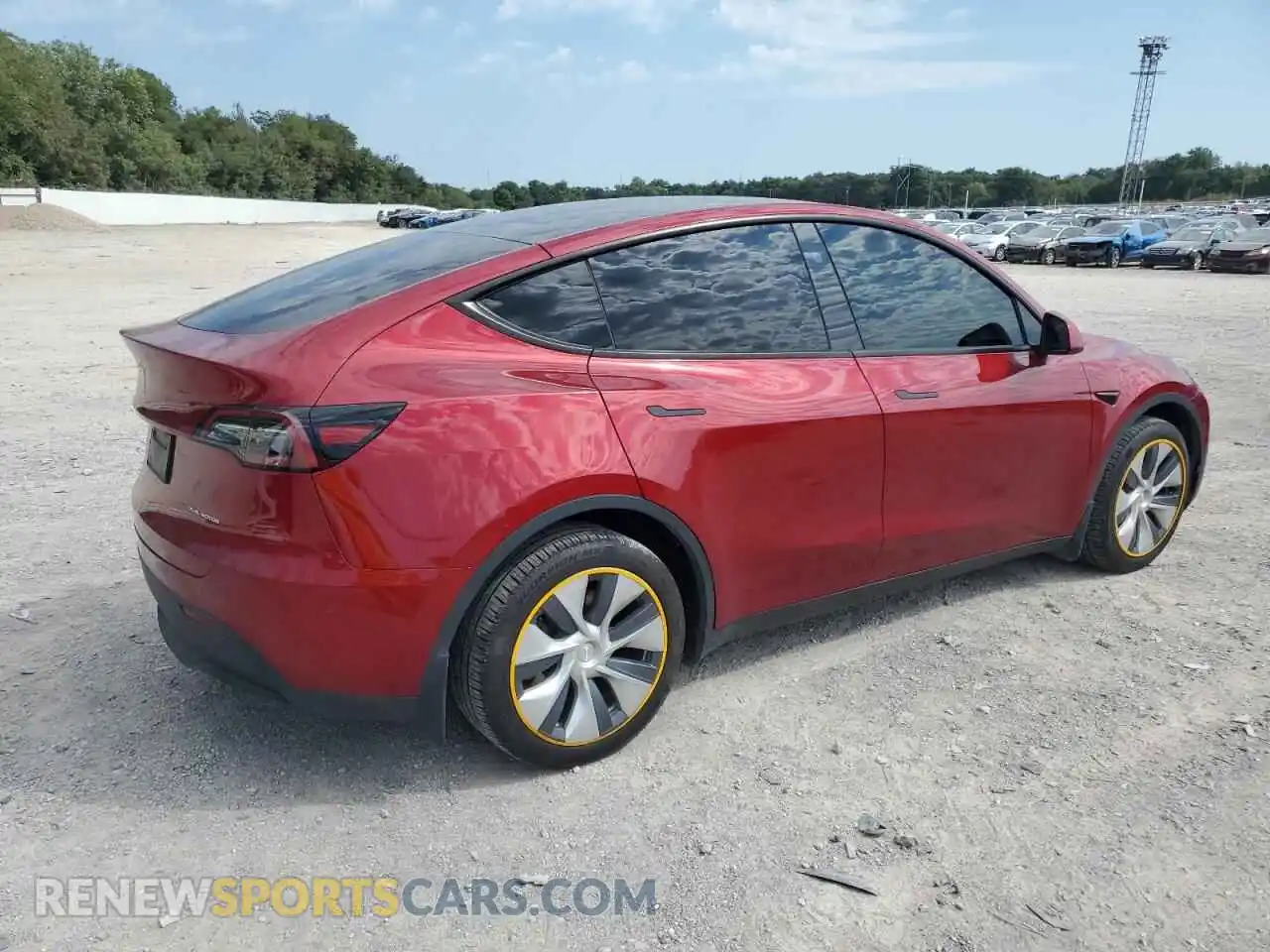 3 Photograph of a damaged car 7SAYGDEE7RA232569 TESLA MODEL Y 2024
