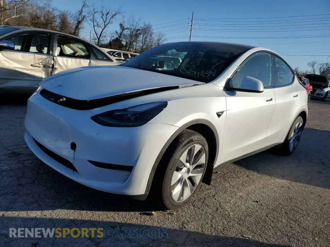 1 Photograph of a damaged car 7SAYGDEE7RA234788 TESLA MODEL Y 2024