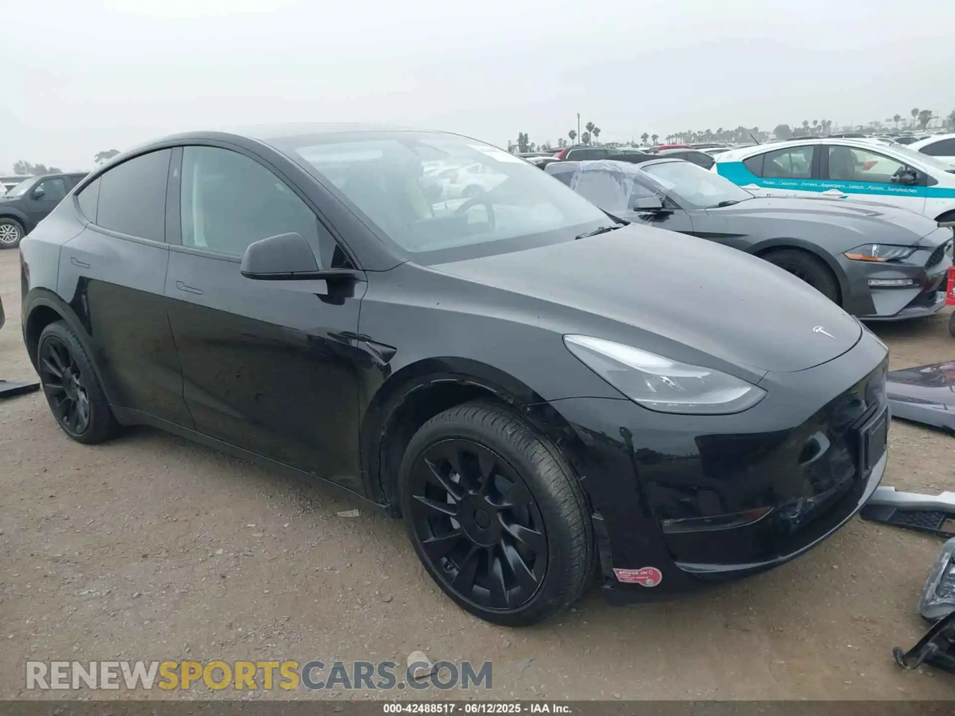 1 Photograph of a damaged car 7SAYGDEE7RA236864 TESLA MODEL Y 2024