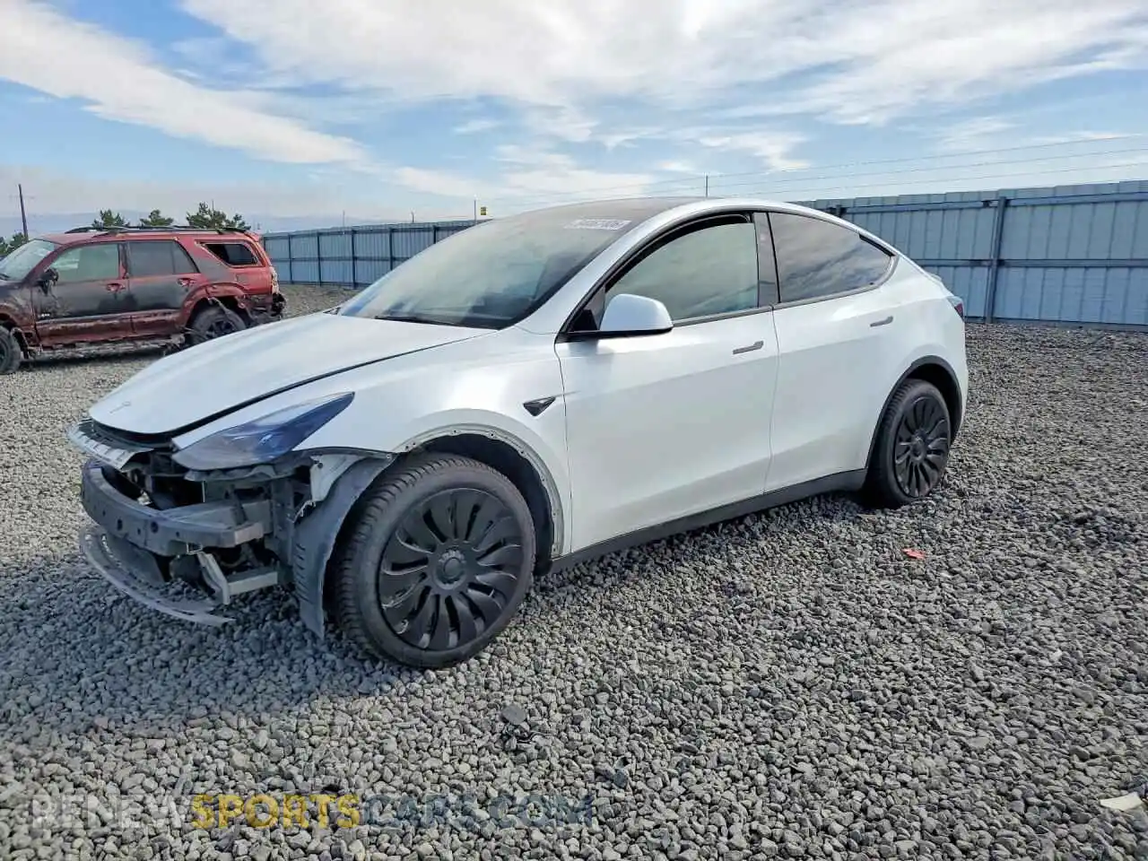 1 Photograph of a damaged car 7SAYGDEE7RA259139 TESLA MODEL Y 2024