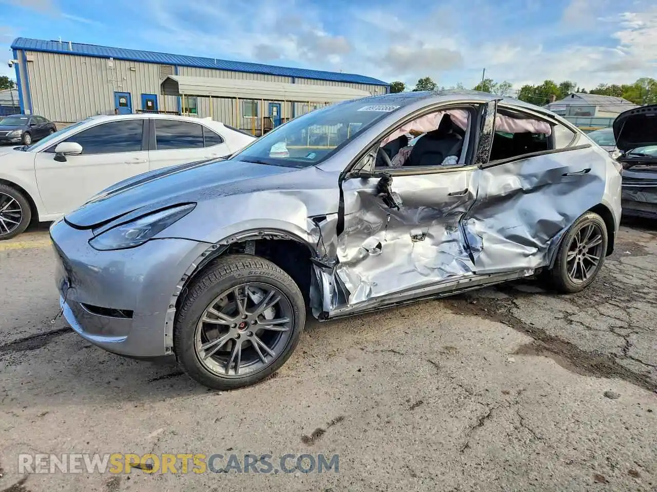 1 fotografías del automóvil dañado 7SAYGDEE7RA299253 TESLA MODEL Y 2024