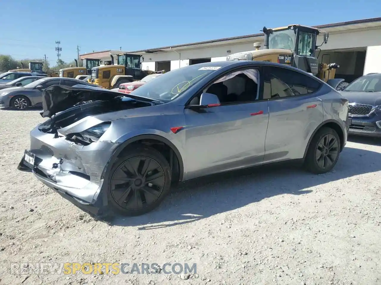 1 Photograph of a damaged car 7SAYGDEE7RA300403 TESLA MODEL Y 2024