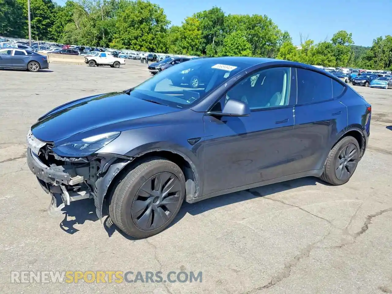 1 Фотография поврежденного автомобиля 7SAYGDEE7RA313670 TESLA MODEL Y 2024