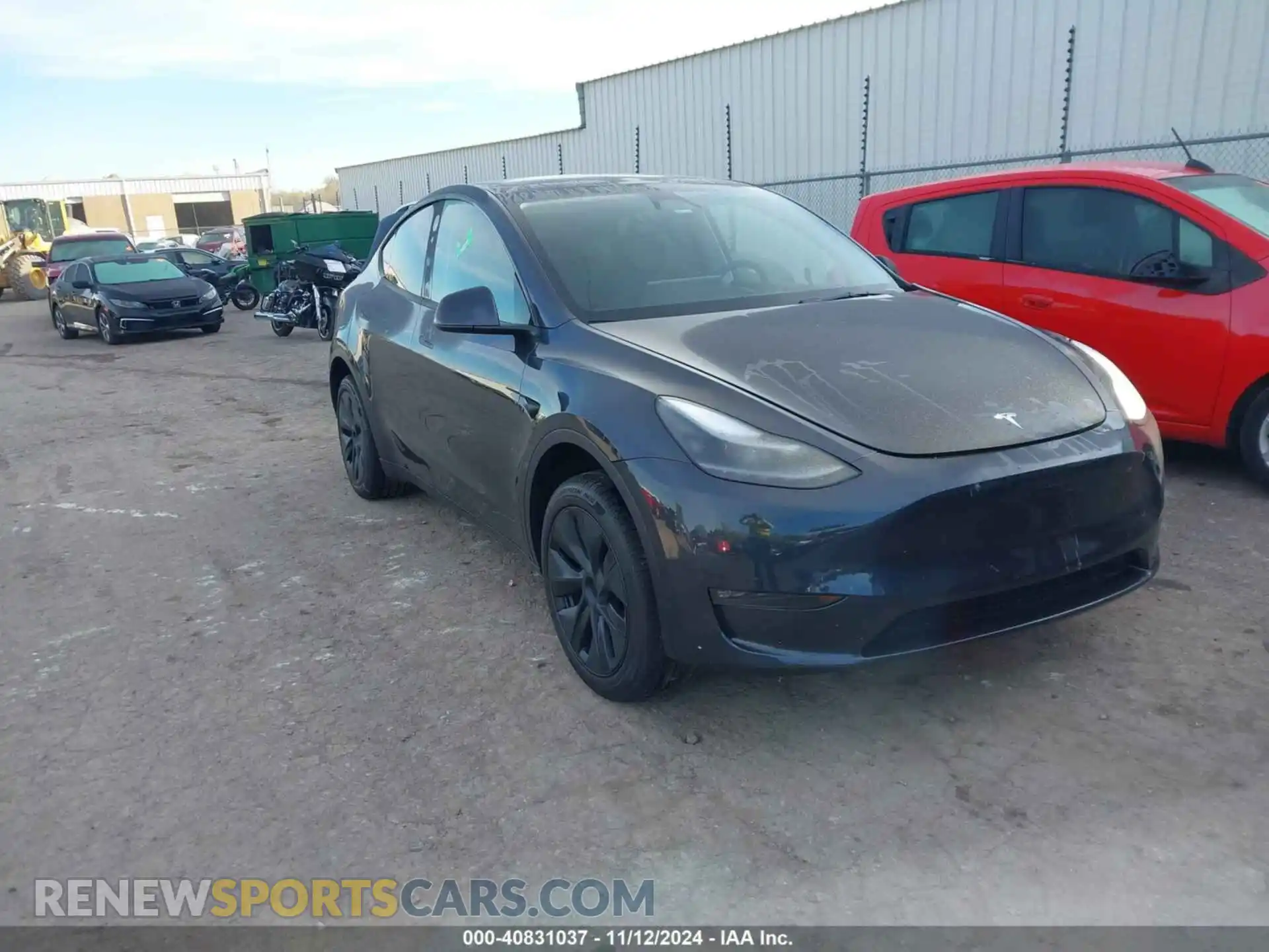 1 fotografías del automóvil dañado 7SAYGDEE7RA323941 TESLA MODEL Y 2024