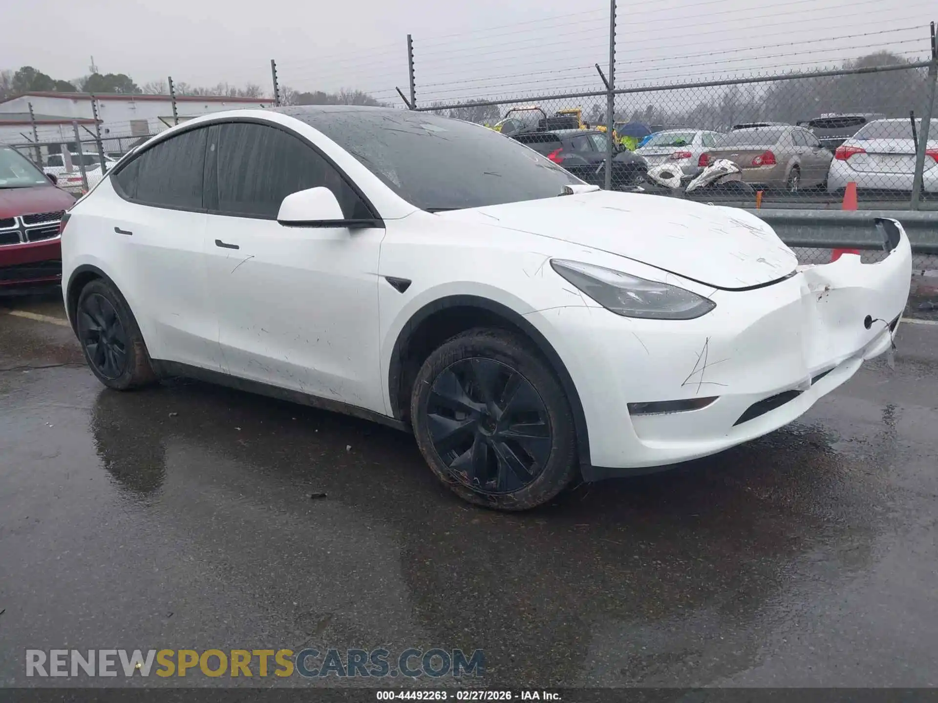 1 Photograph of a damaged car 7SAYGDEE7RA325446 TESLA MODEL Y 2024