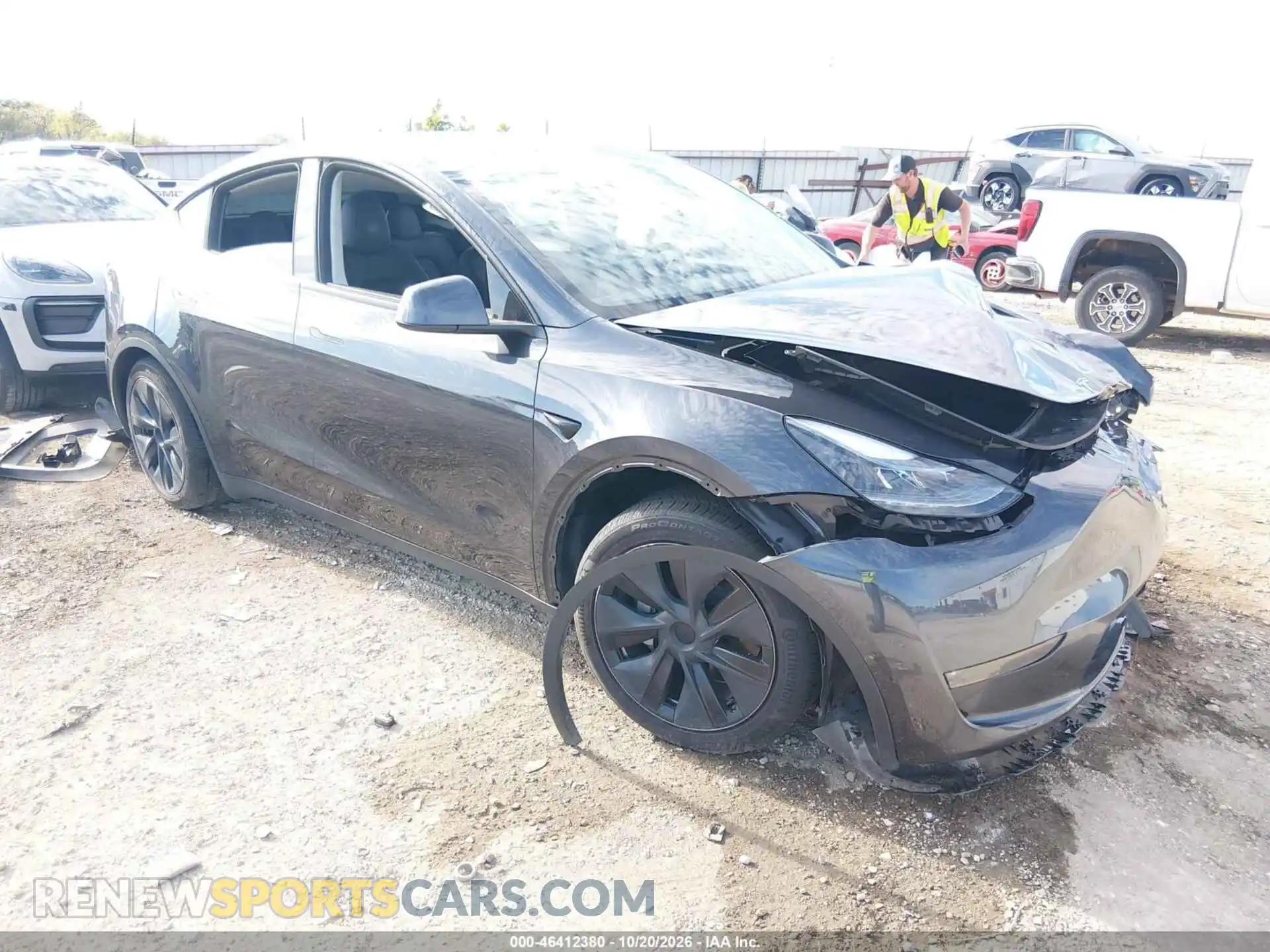 1 Photograph of a damaged car 7SAYGDEE7RA329786 TESLA MODEL Y 2024