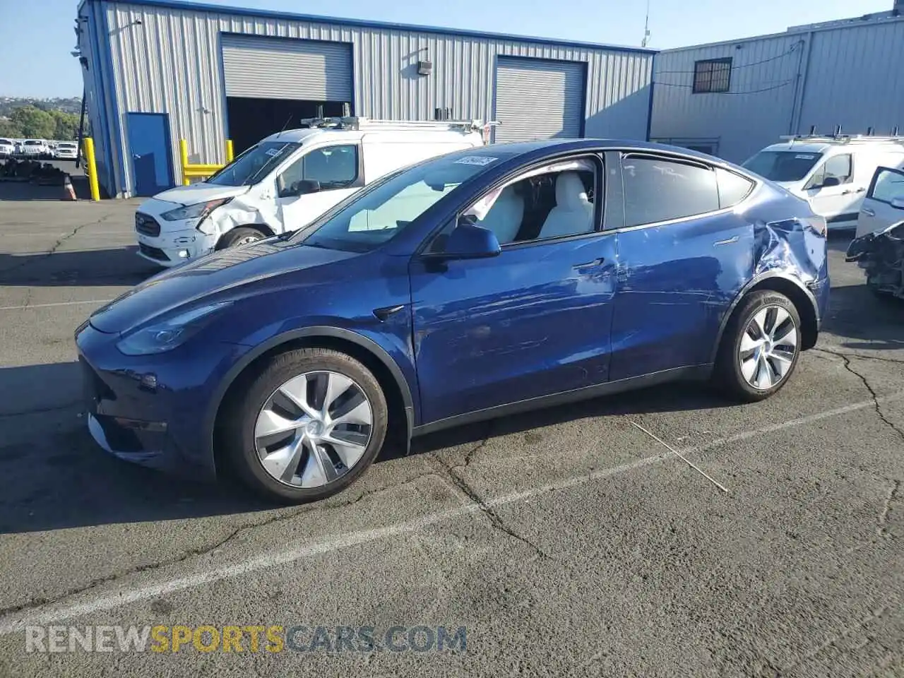 1 Photograph of a damaged car 7SAYGDEE7RF005563 TESLA MODEL Y 2024