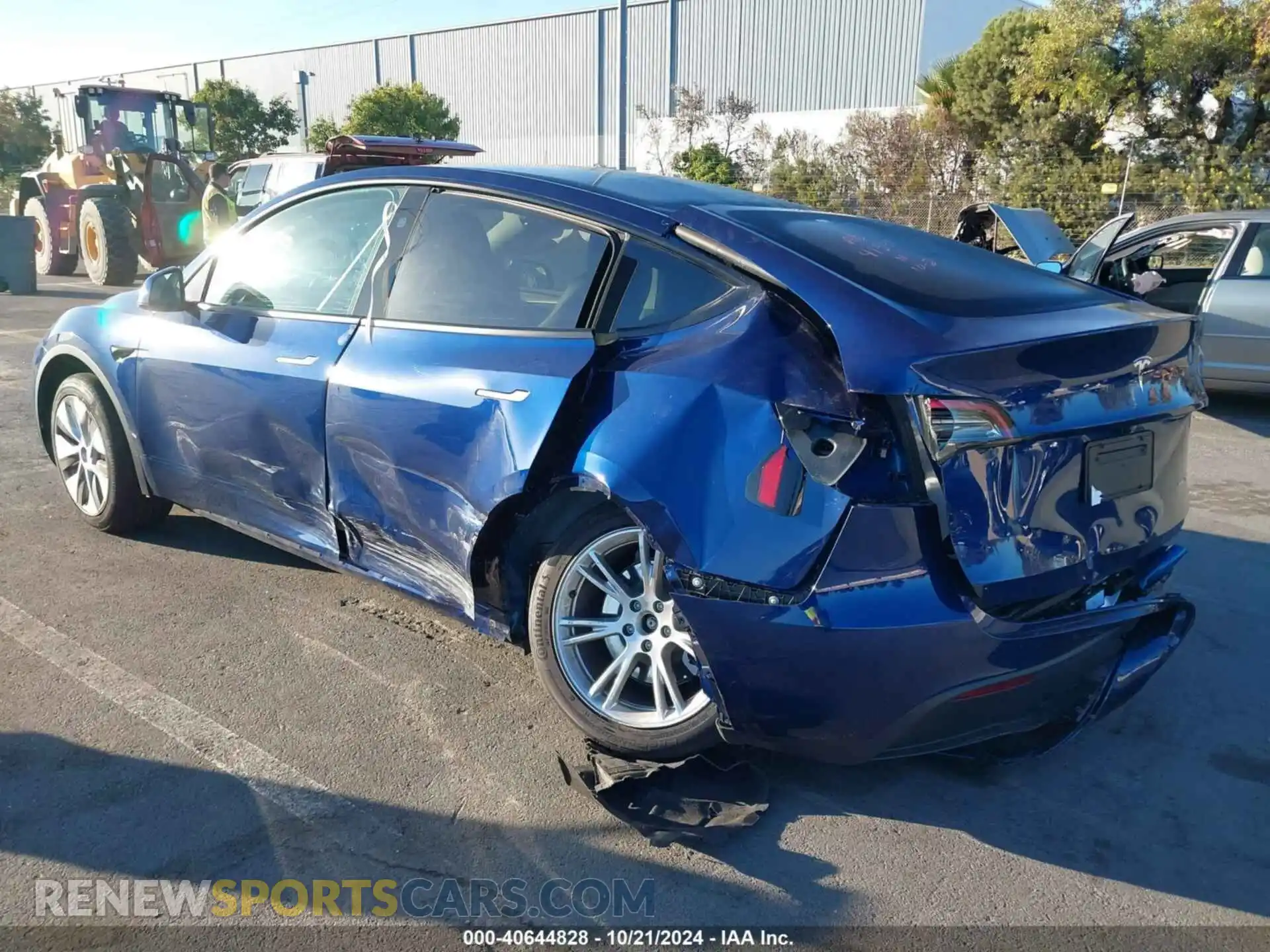 3 fotografías del automóvil dañado 7SAYGDEE7RF031404 TESLA MODEL Y 2024
