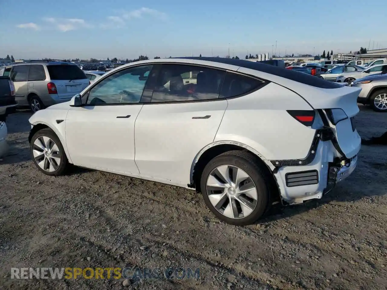 2 Photograph of a damaged car 7SAYGDEE7RF068890 TESLA MODEL Y 2024