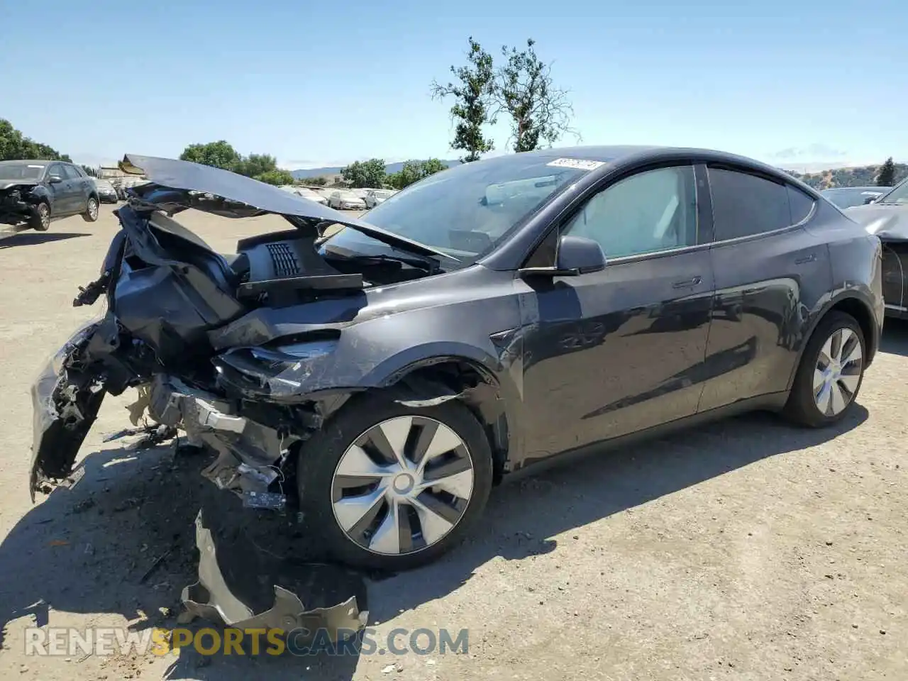 1 Photograph of a damaged car 7SAYGDEE7RF069926 TESLA MODEL Y 2024