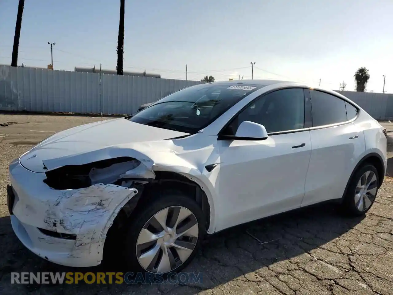 1 Photograph of a damaged car 7SAYGDEE7RF079016 TESLA MODEL Y 2024