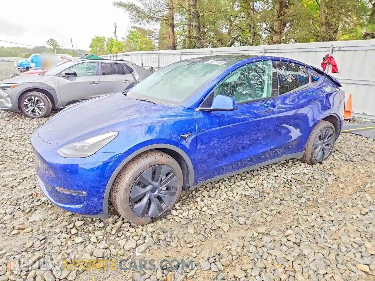 1 Photograph of a damaged car 7SAYGDEE7RF168973 TESLA MODEL Y 2024