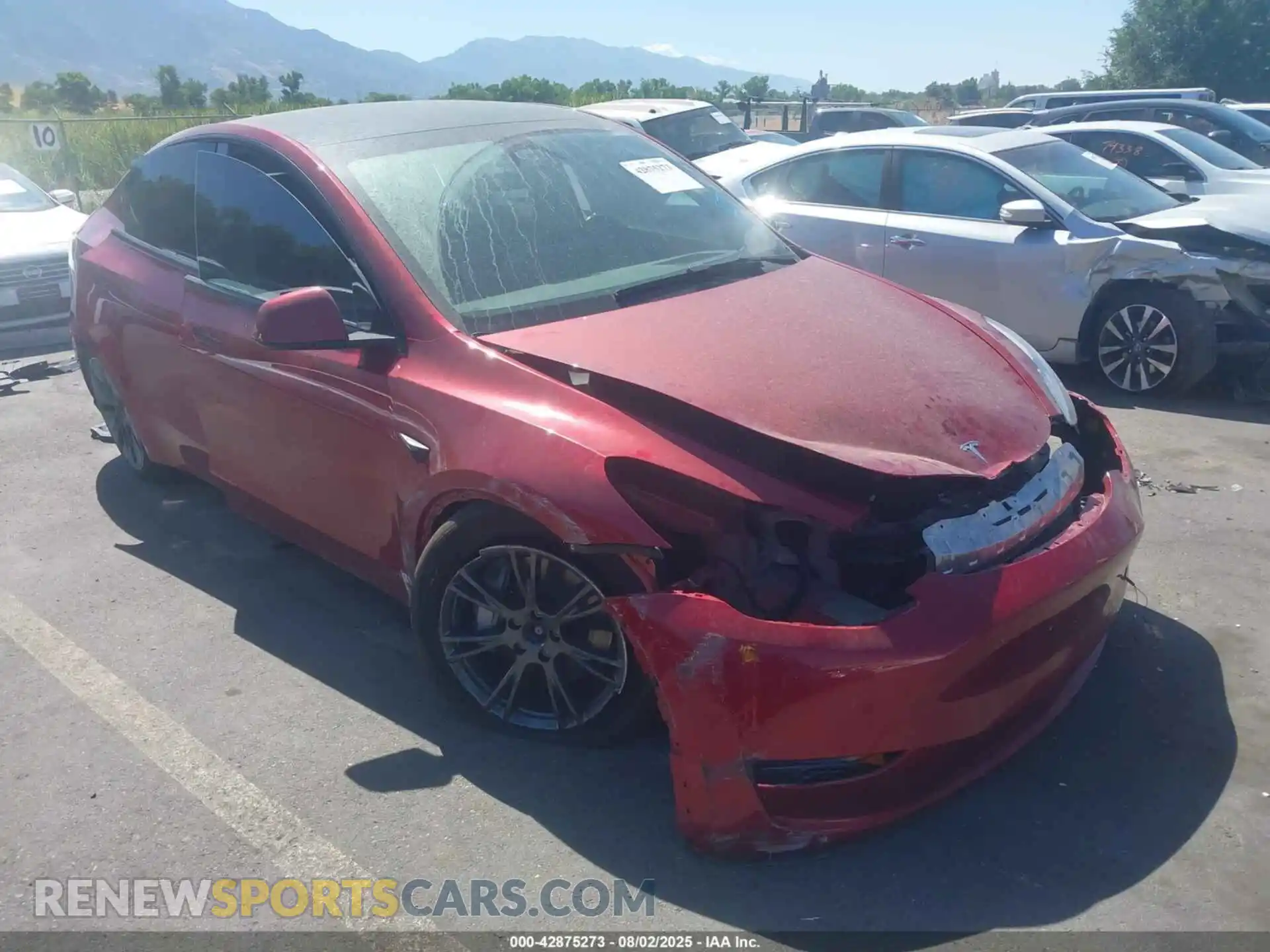 1 Photograph of a damaged car 7SAYGDEE7RF192111 TESLA MODEL Y 2024