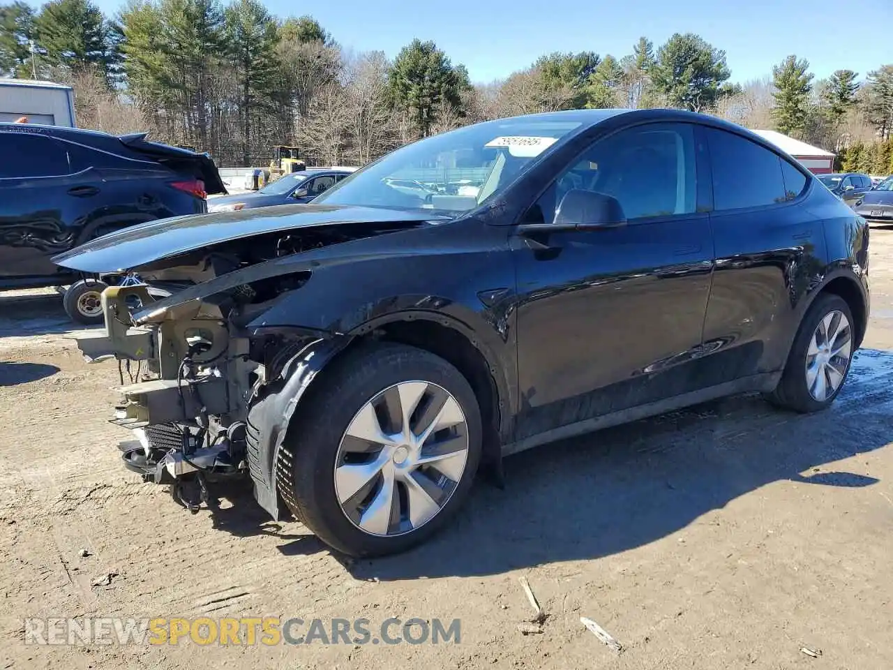 1 Photograph of a damaged car 7SAYGDEE7RF984145 TESLA MODEL Y 2024