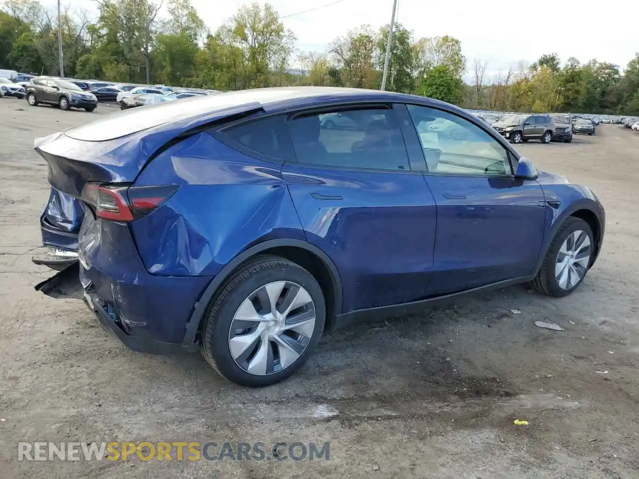 3 Photograph of a damaged car 7SAYGDEE8RA223430 TESLA MODEL Y 2024