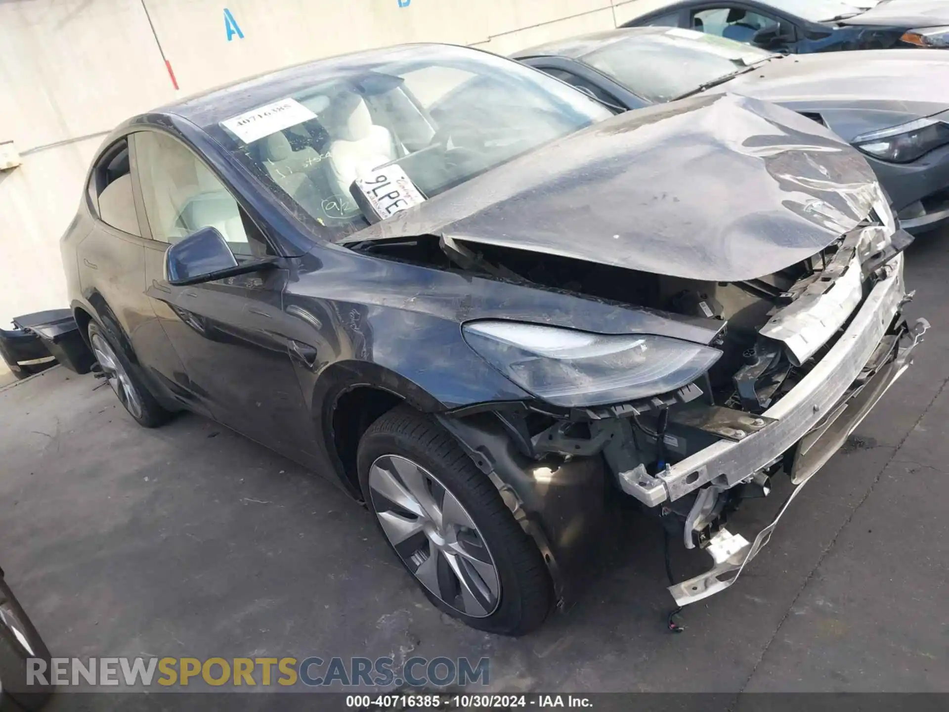 1 Photograph of a damaged car 7SAYGDEE8RA231477 TESLA MODEL Y 2024