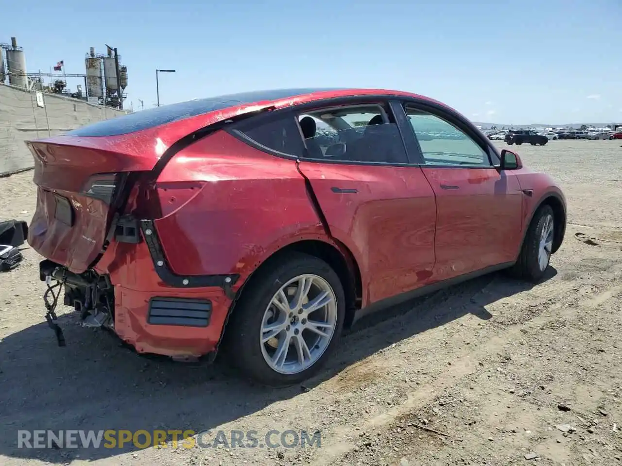 3 Photograph of a damaged car 7SAYGDEE8RA233147 TESLA MODEL Y 2024