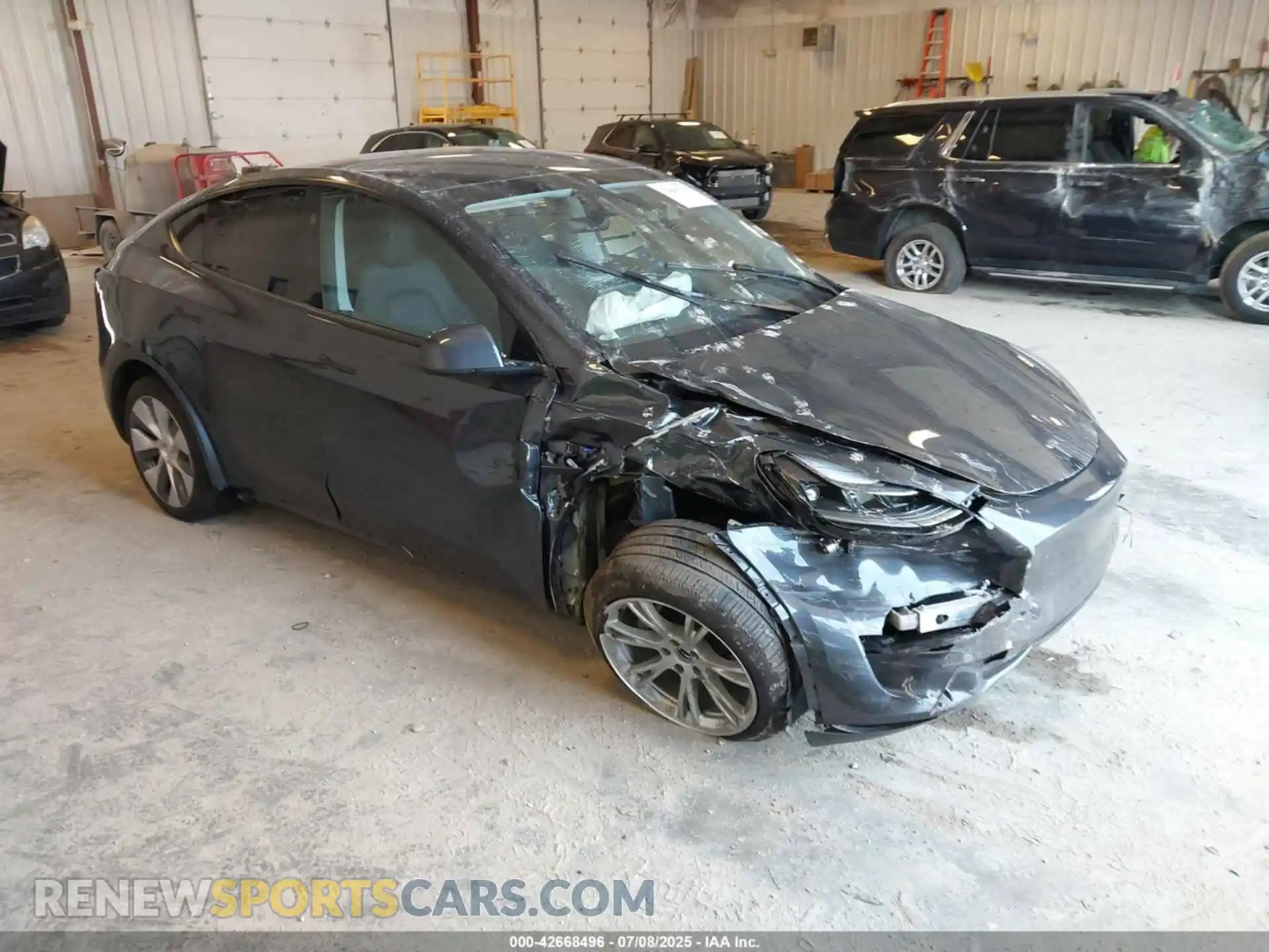 1 Photograph of a damaged car 7SAYGDEE8RA235089 TESLA MODEL Y 2024