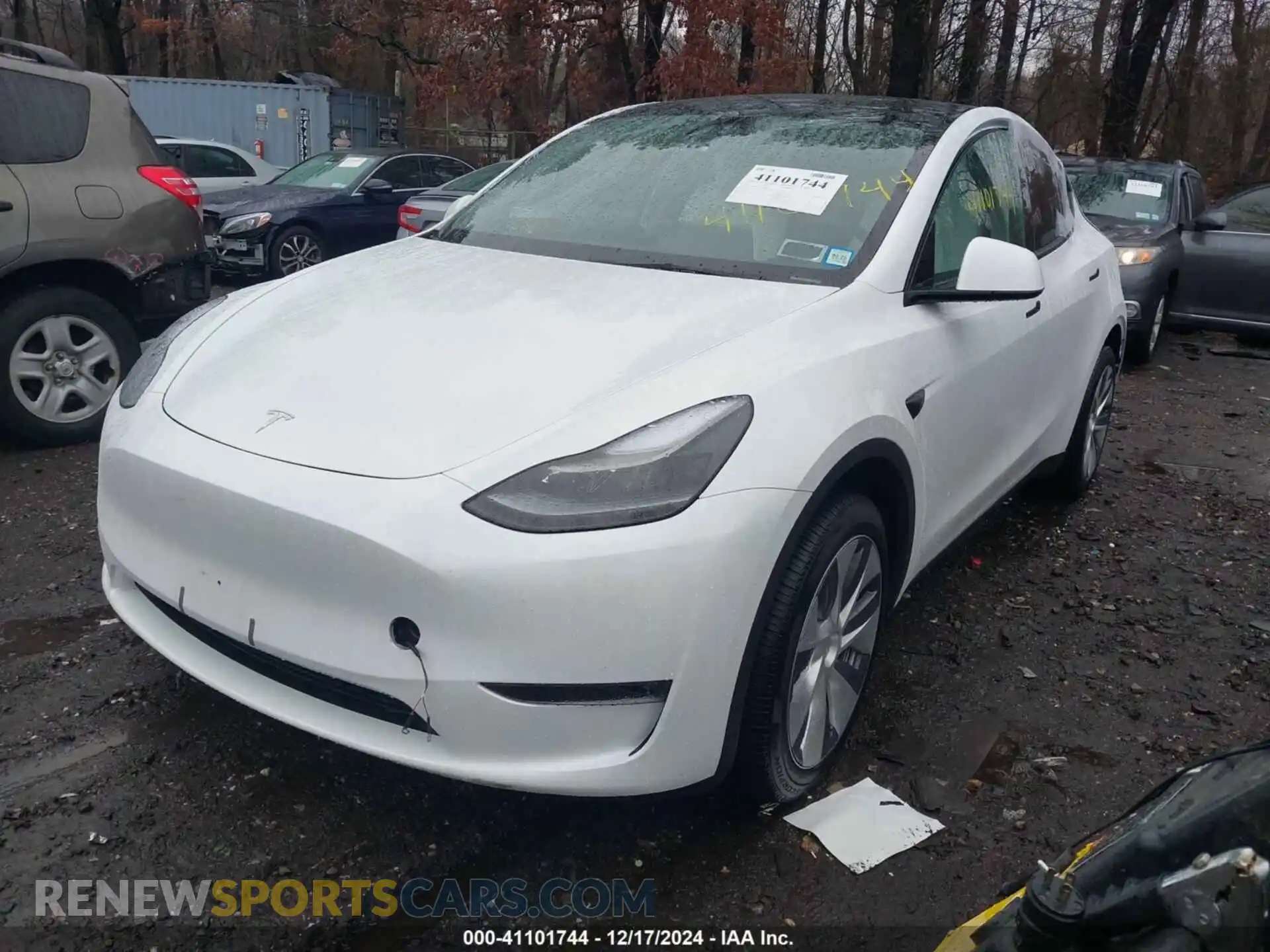 2 Photograph of a damaged car 7SAYGDEE8RA255083 TESLA MODEL Y 2024