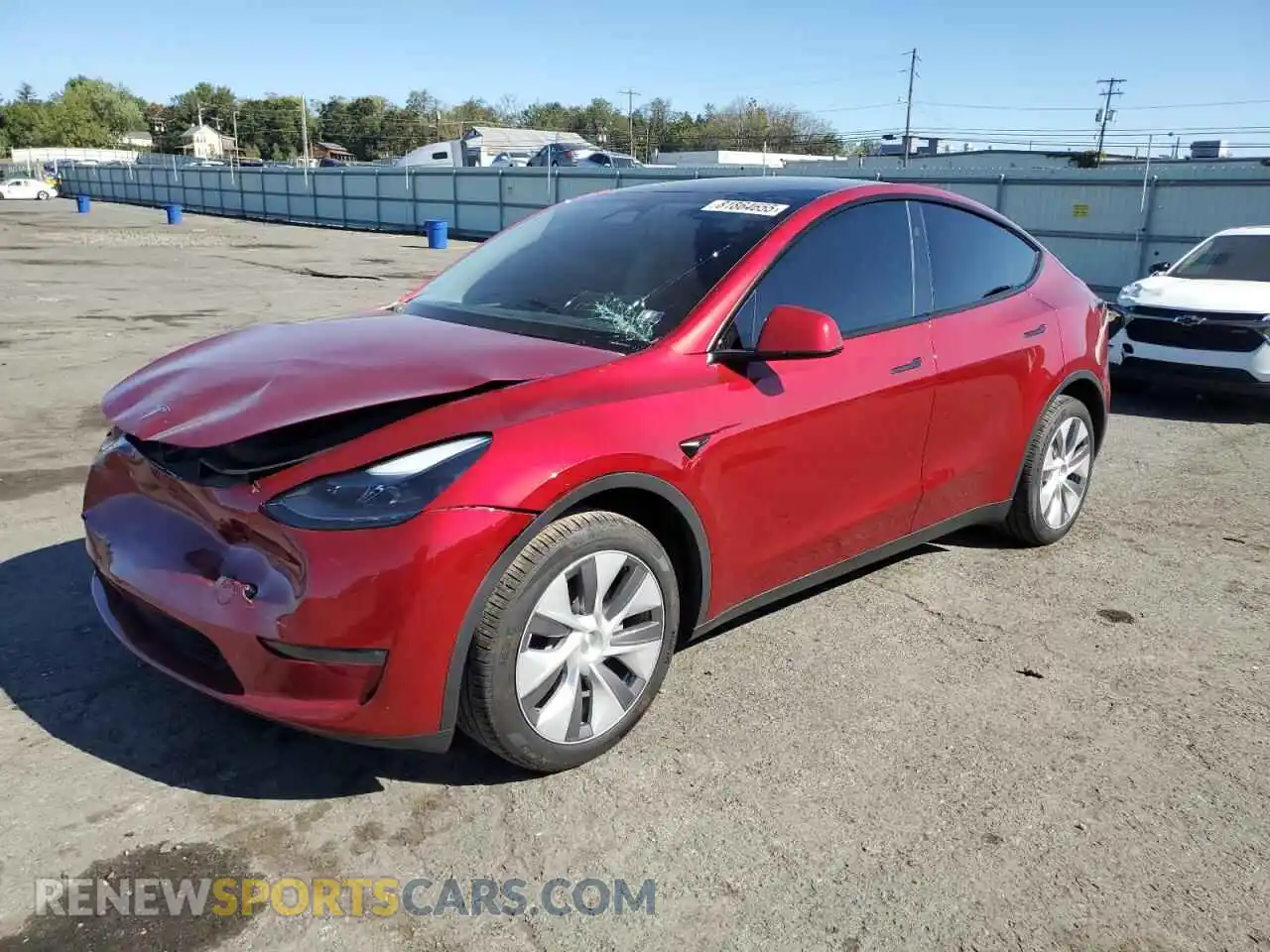 1 Photograph of a damaged car 7SAYGDEE8RA277388 TESLA MODEL Y 2024