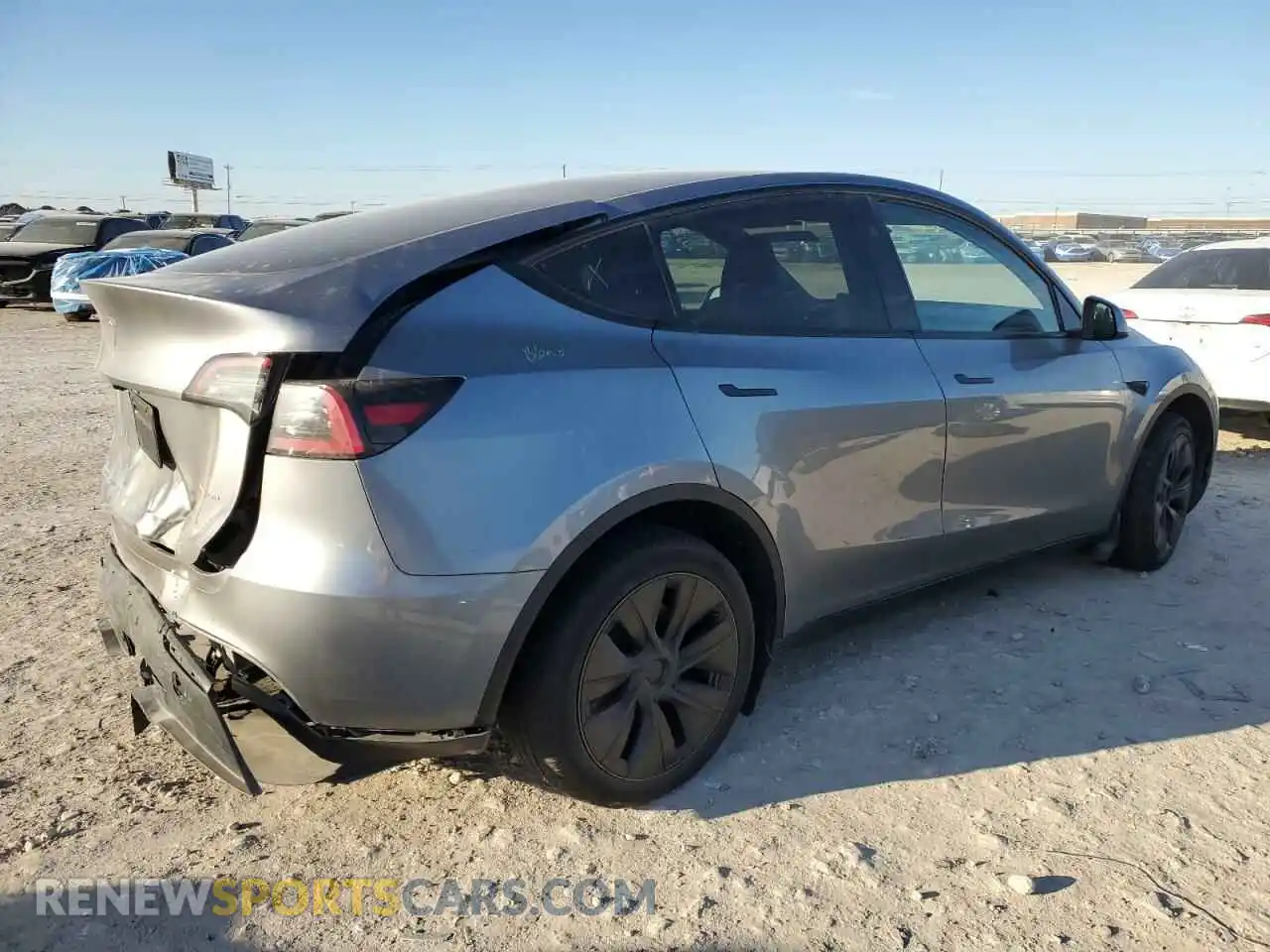 3 Photograph of a damaged car 7SAYGDEE8RA291162 TESLA MODEL Y 2024