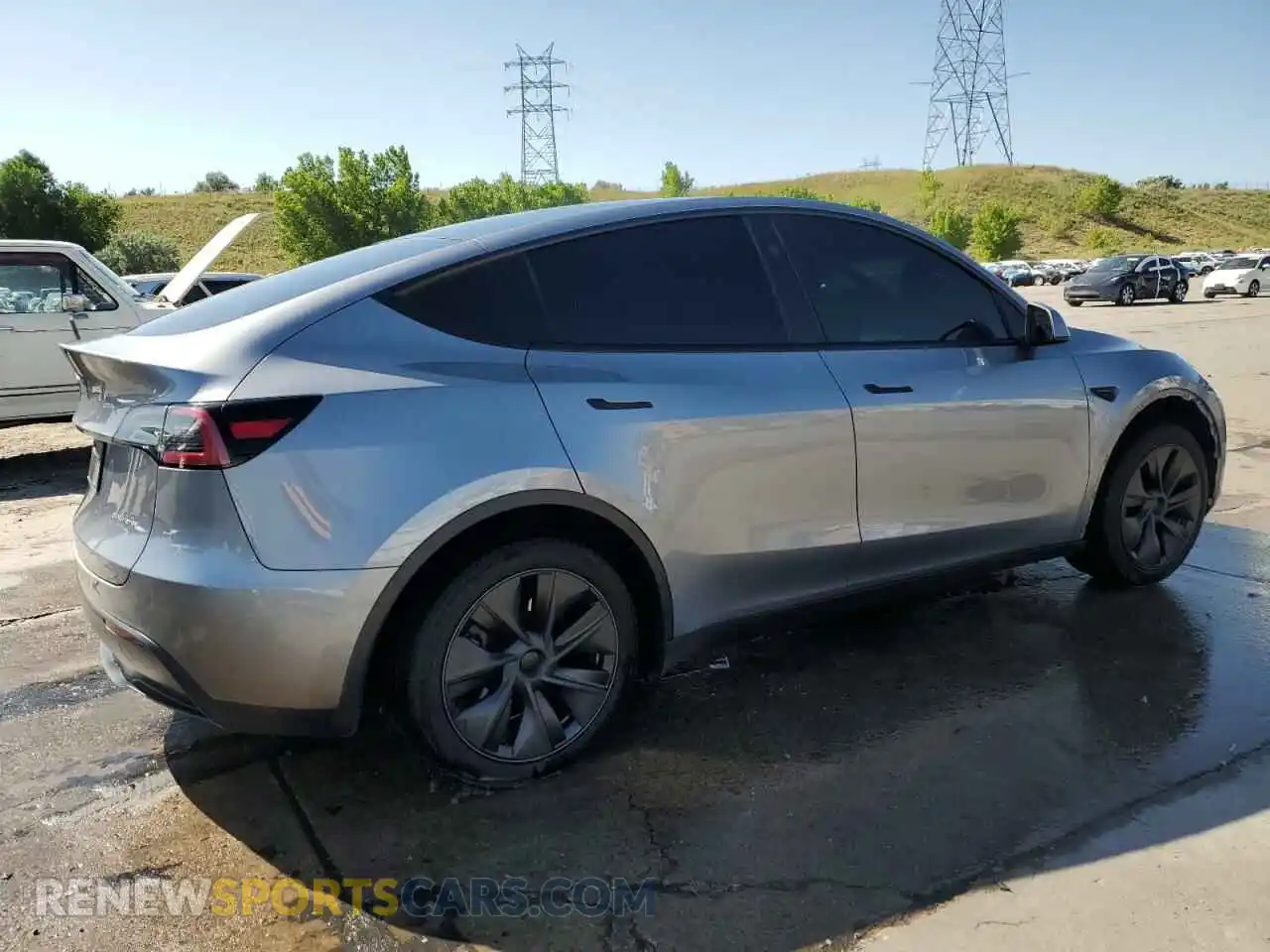 3 fotografías del automóvil dañado 7SAYGDEE8RA306842 TESLA MODEL Y 2024