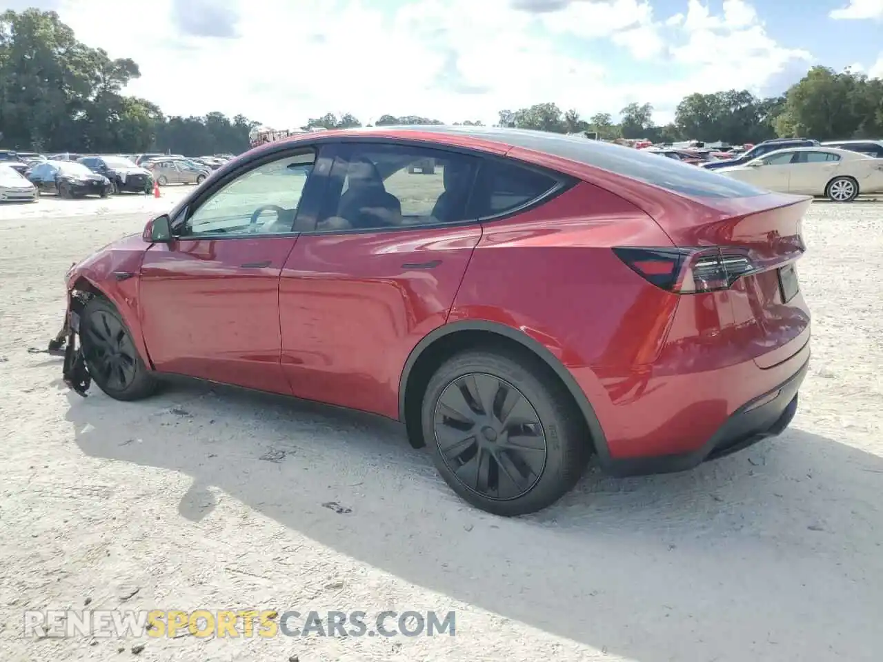 2 Photograph of a damaged car 7SAYGDEE8RA307991 TESLA MODEL Y 2024