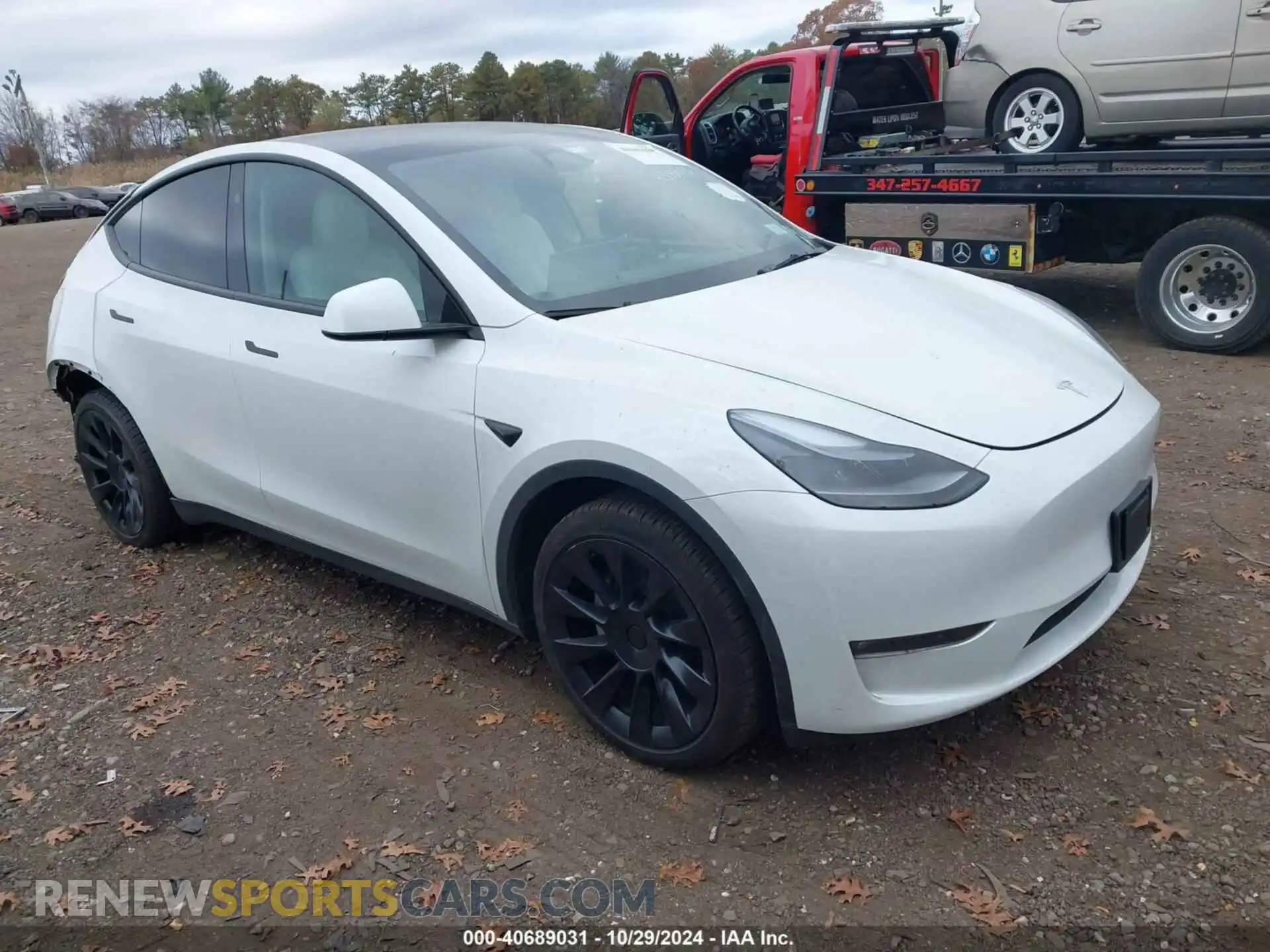 1 Photograph of a damaged car 7SAYGDEE8RF036837 TESLA MODEL Y 2024