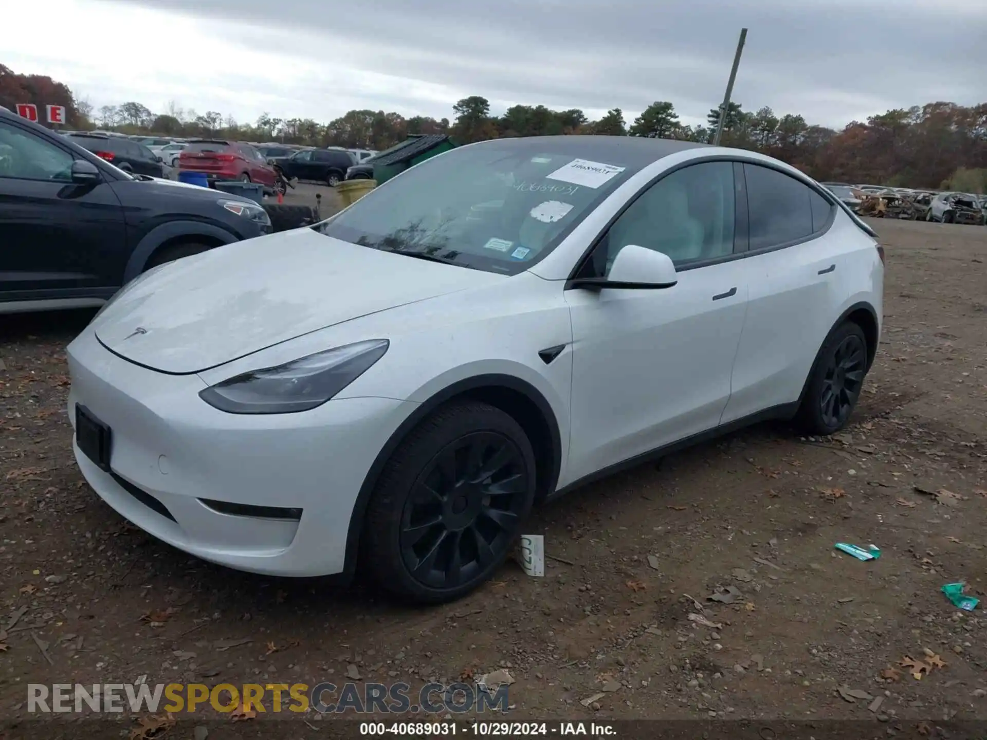 2 Photograph of a damaged car 7SAYGDEE8RF036837 TESLA MODEL Y 2024