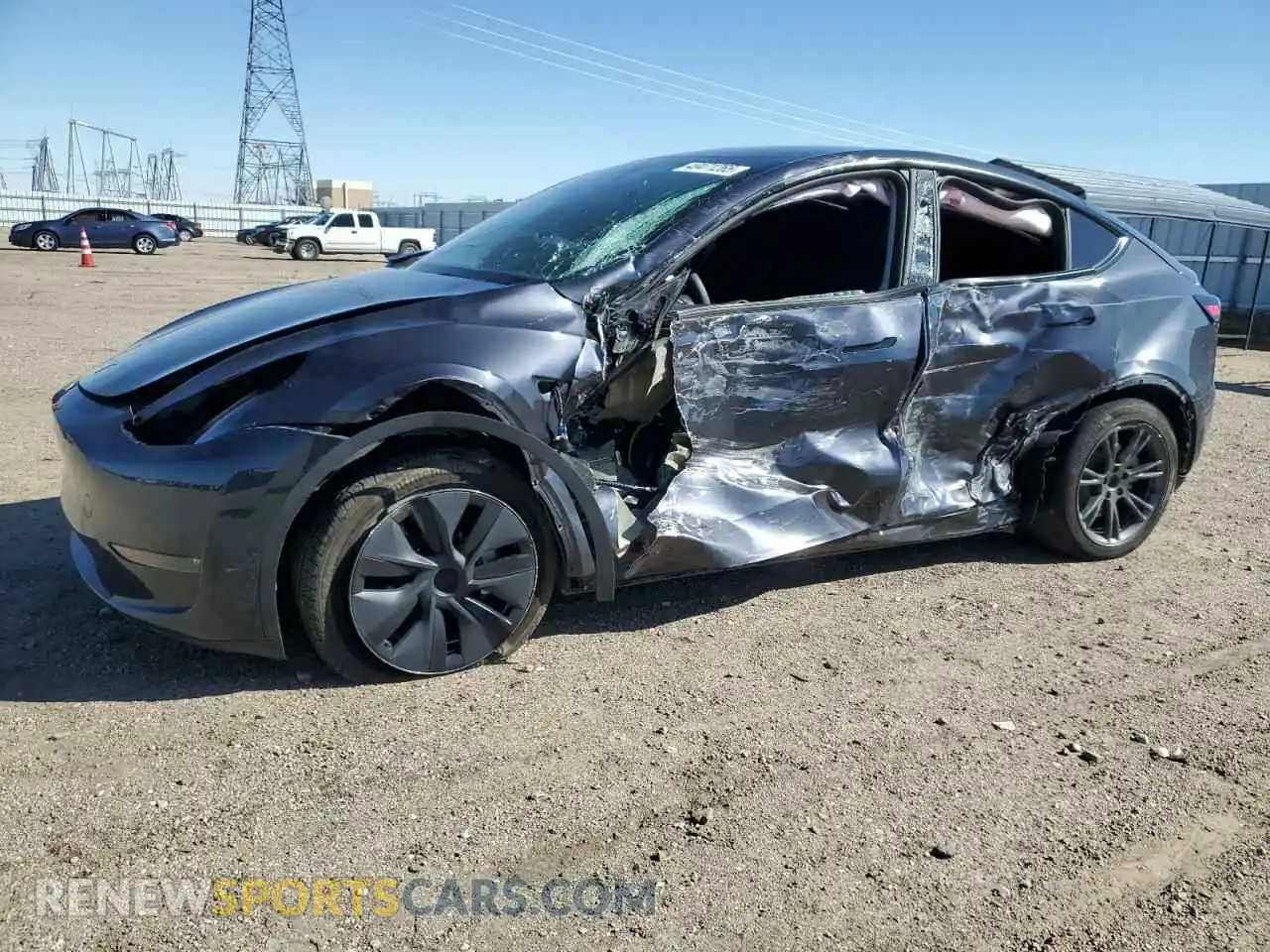 1 Photograph of a damaged car 7SAYGDEE8RF119975 TESLA MODEL Y 2024