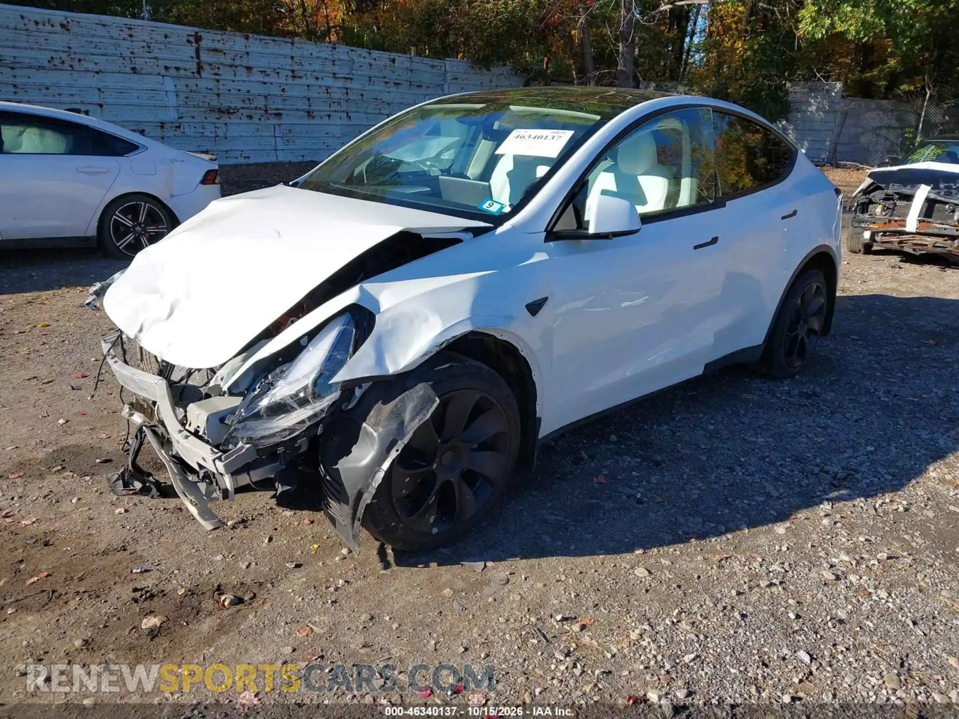 2 fotografías del automóvil dañado 7SAYGDEE8RF130992 TESLA MODEL Y 2024