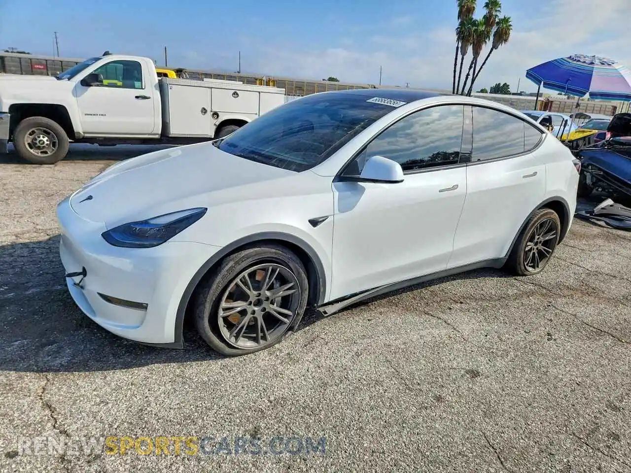 1 fotografías del automóvil dañado 7SAYGDEE8RF165323 TESLA MODEL Y 2024