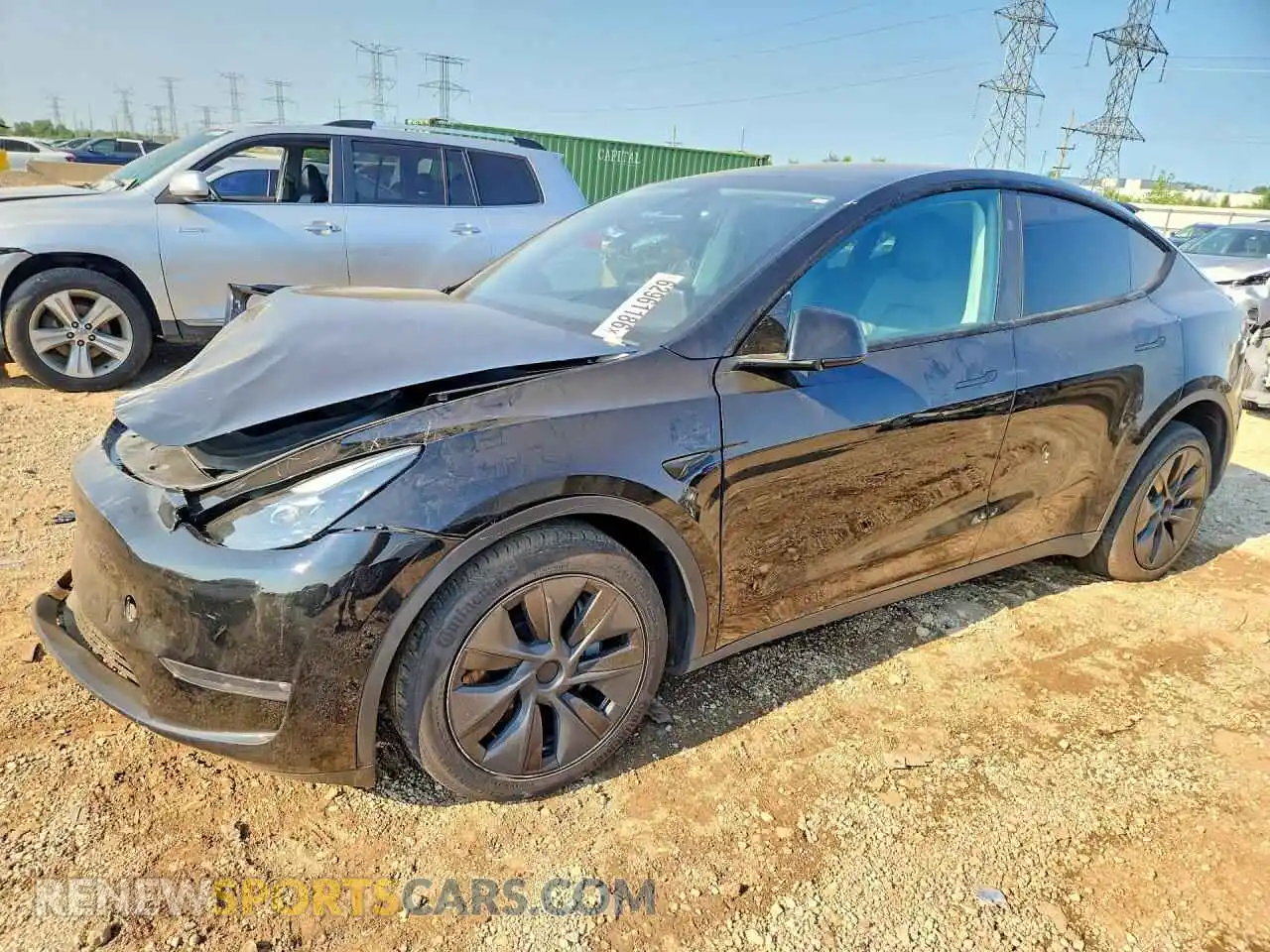 1 Photograph of a damaged car 7SAYGDEE8RF167959 TESLA MODEL Y 2024