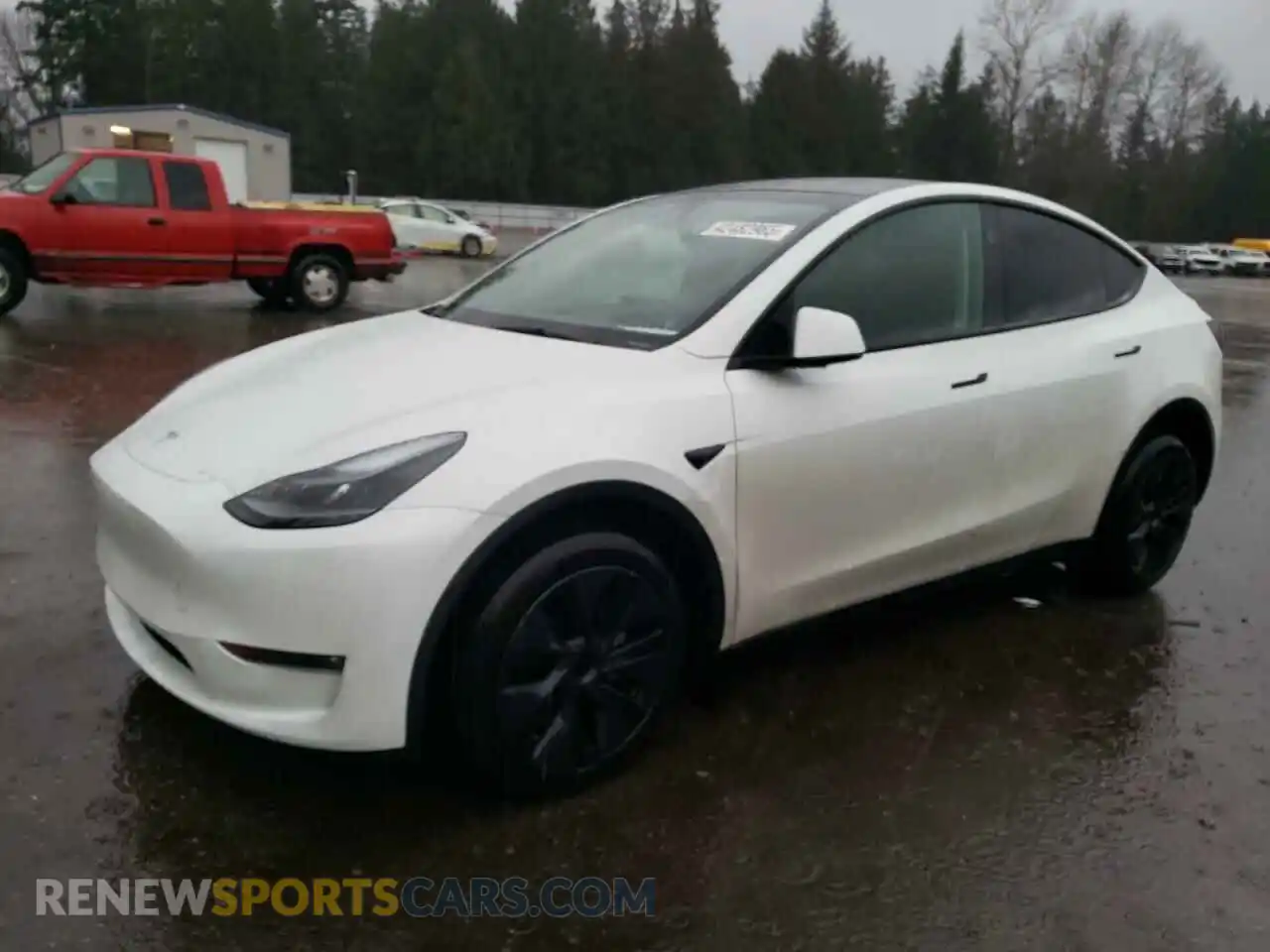 1 Photograph of a damaged car 7SAYGDEE8RF193395 TESLA MODEL Y 2024