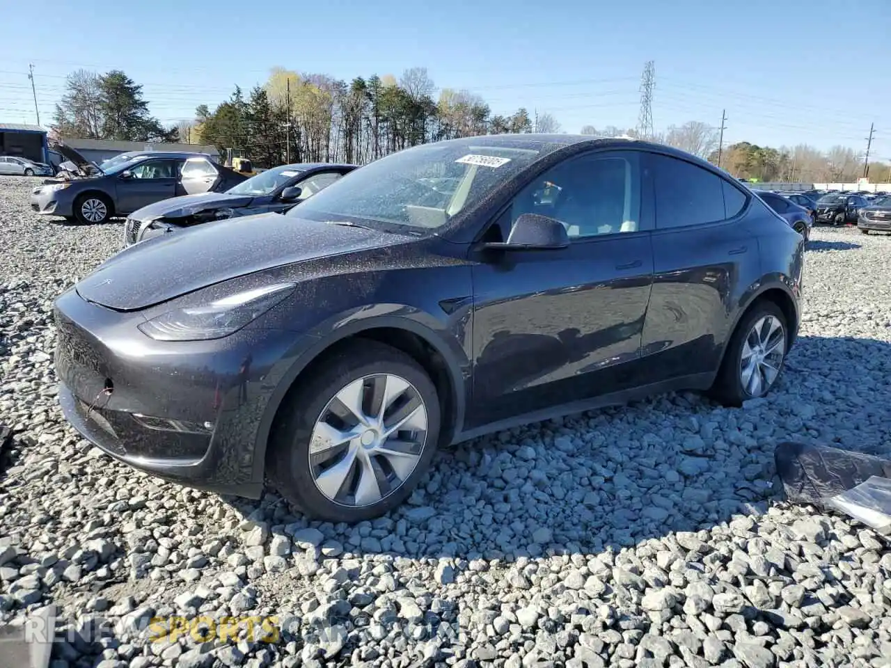 1 Photograph of a damaged car 7SAYGDEE8RF992870 TESLA MODEL Y 2024