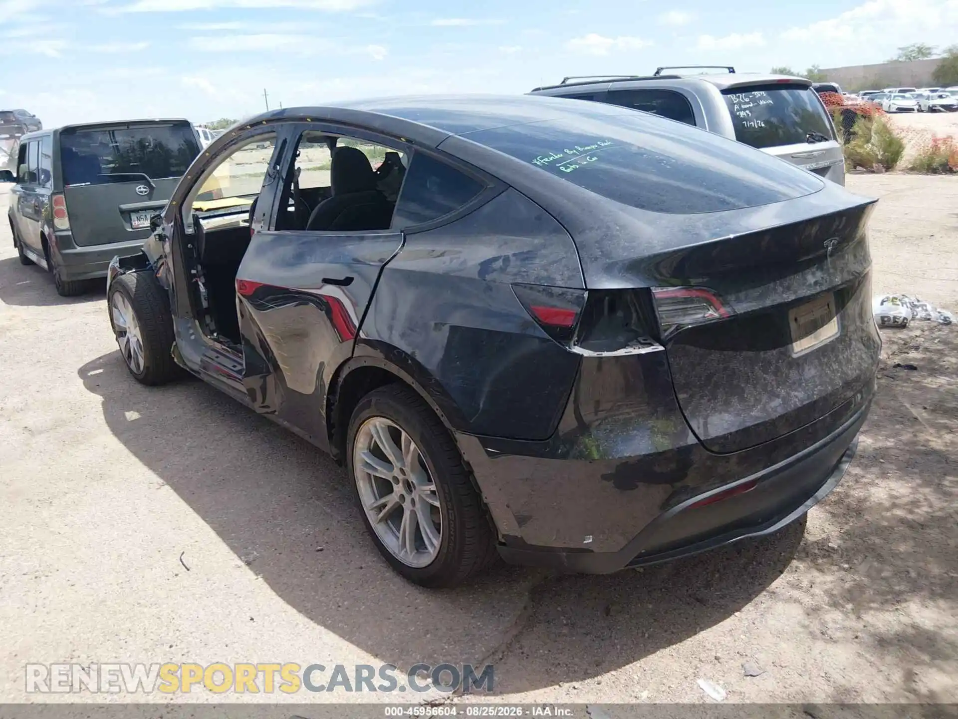 3 Фотография поврежденного автомобиля 7SAYGDEE8RF994344 TESLA MODEL Y 2024