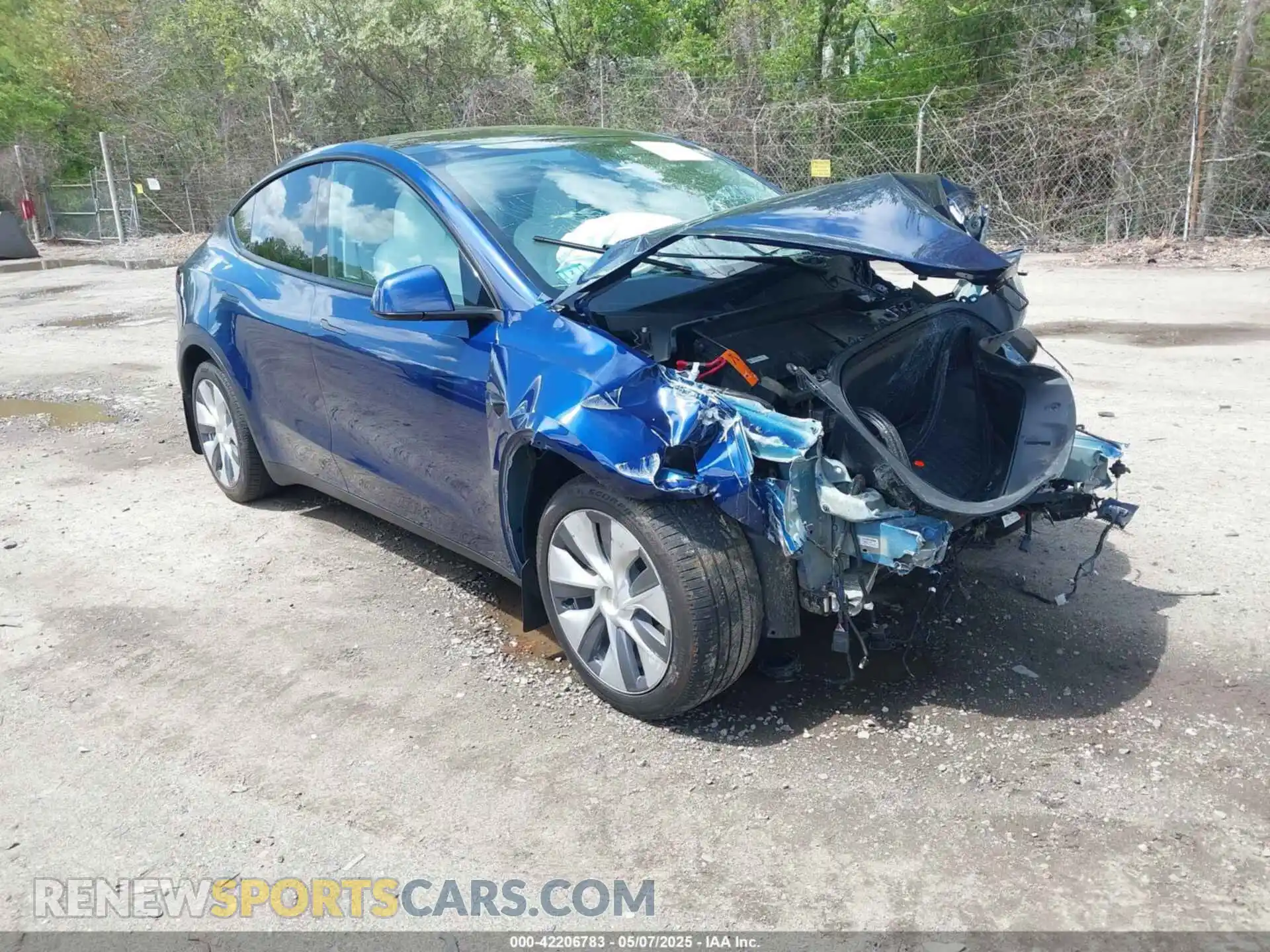 1 Photograph of a damaged car 7SAYGDEE9RA219631 TESLA MODEL Y 2024