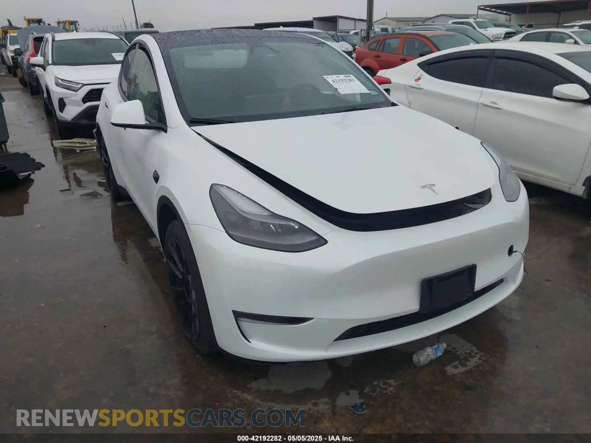 1 Photograph of a damaged car 7SAYGDEE9RA221573 TESLA MODEL Y 2024