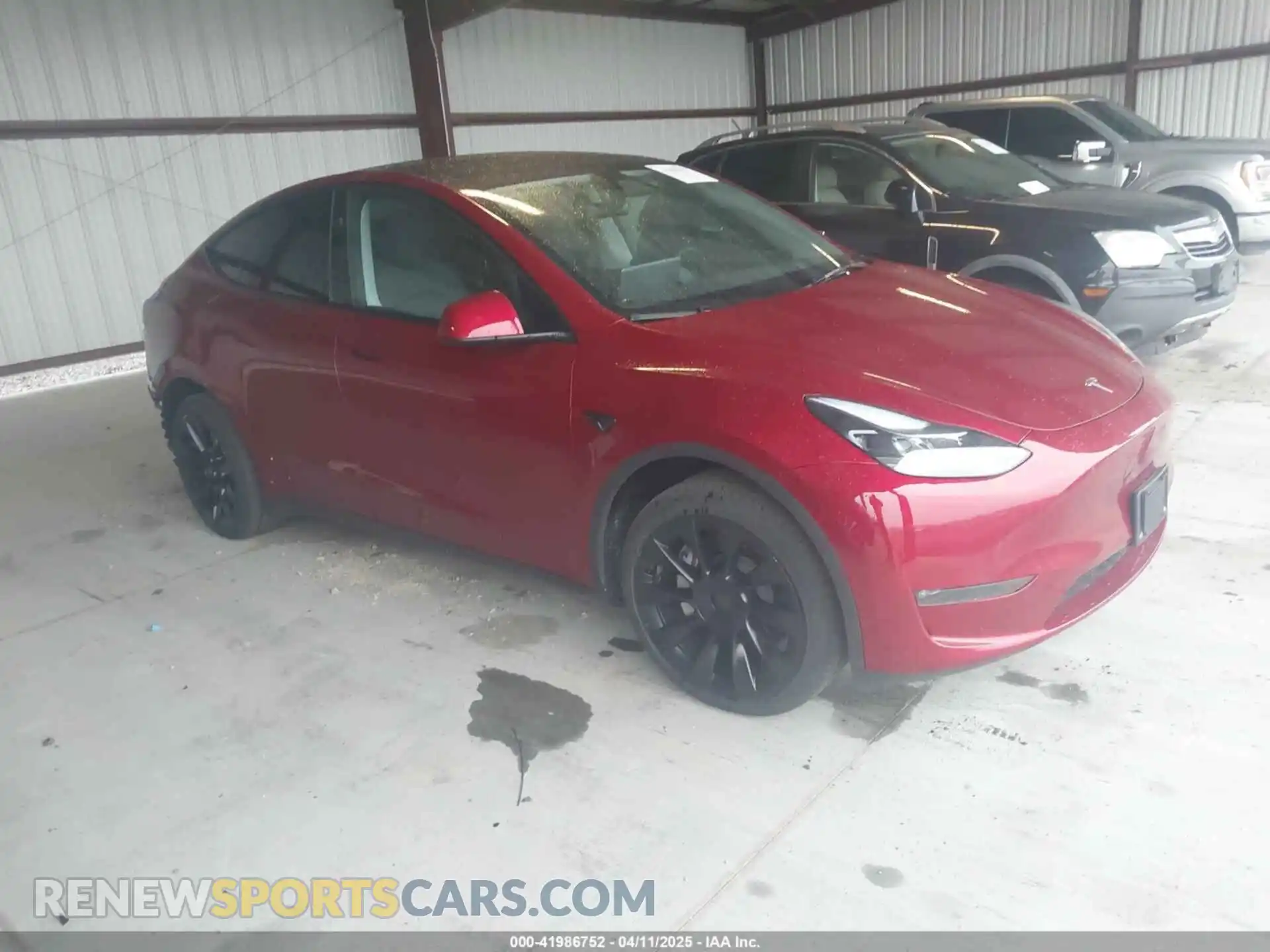 1 Photograph of a damaged car 7SAYGDEE9RA222559 TESLA MODEL Y 2024