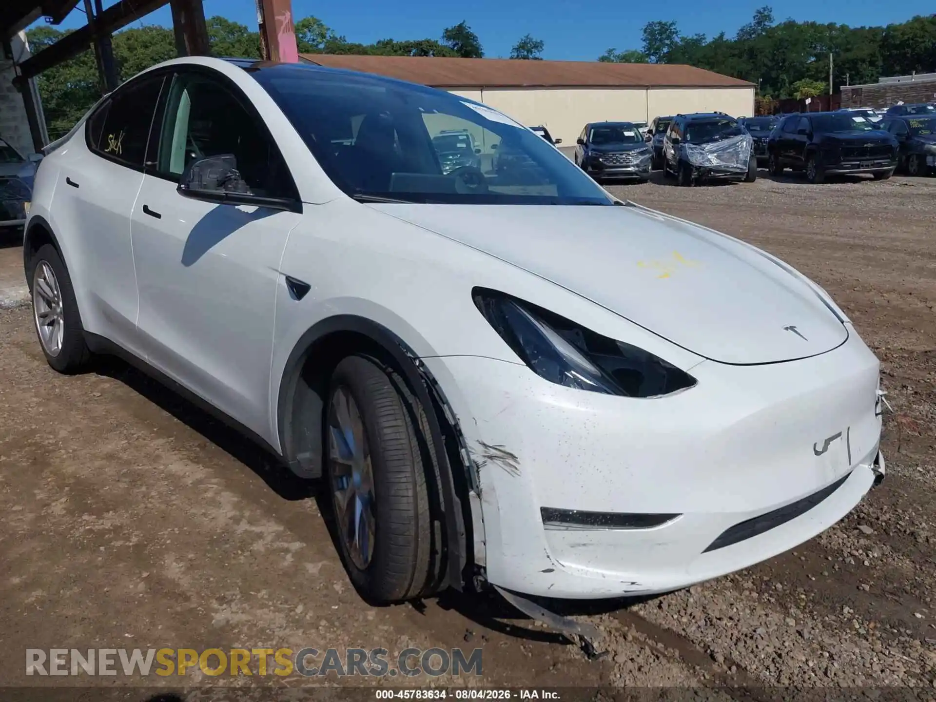 1 Photograph of a damaged car 7SAYGDEE9RA225834 TESLA MODEL Y 2024