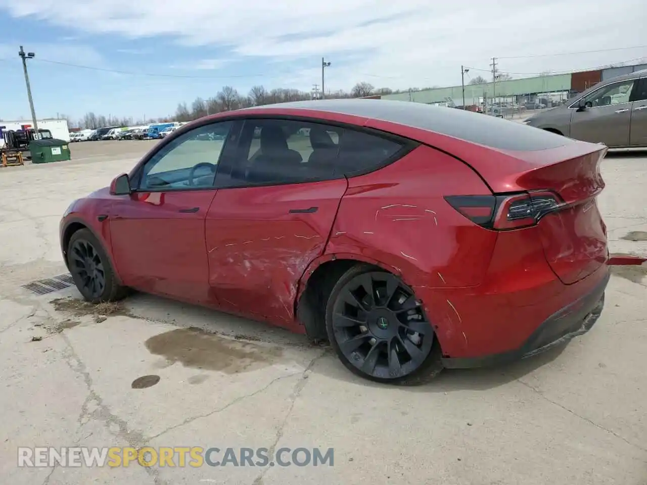2 Photograph of a damaged car 7SAYGDEE9RA228829 TESLA MODEL Y 2024