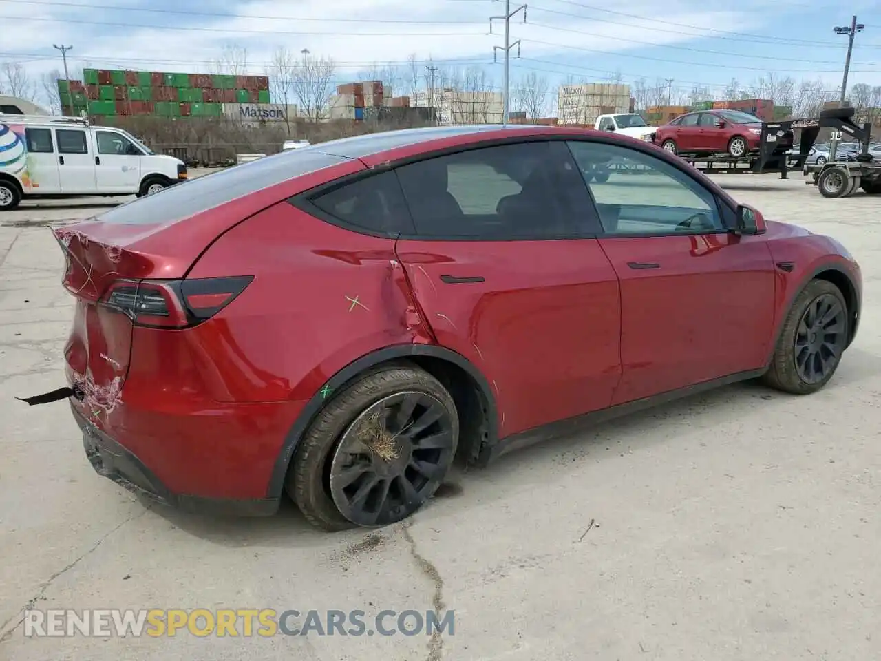 3 Photograph of a damaged car 7SAYGDEE9RA228829 TESLA MODEL Y 2024