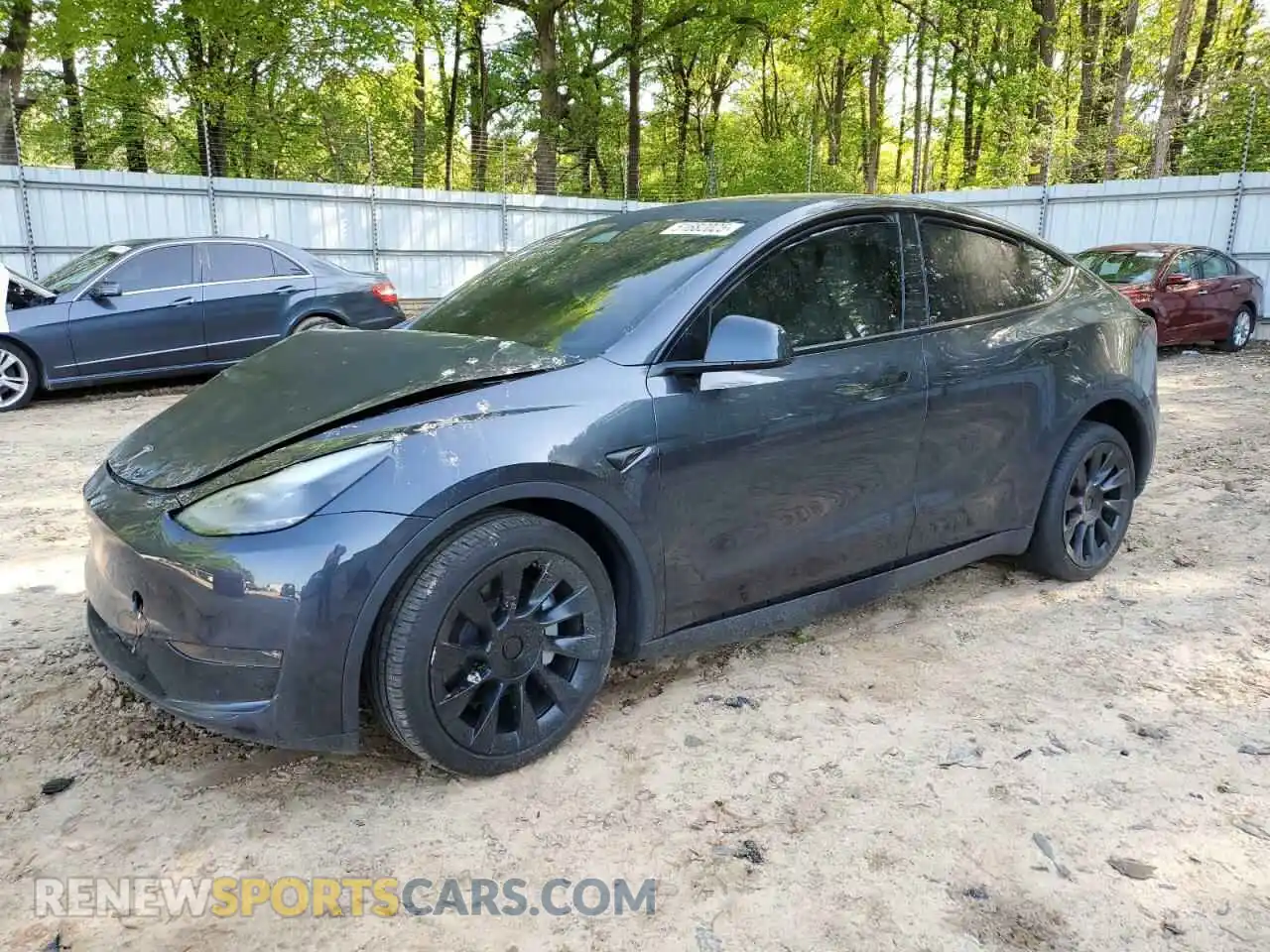 1 Photograph of a damaged car 7SAYGDEE9RA230998 TESLA MODEL Y 2024