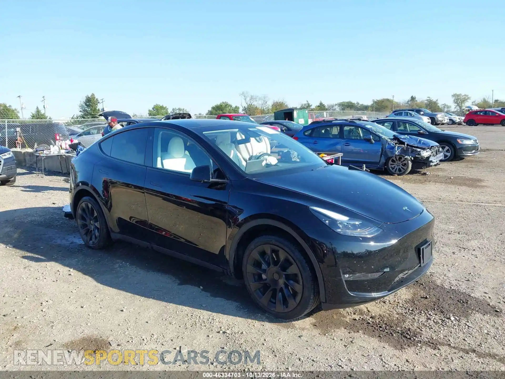 1 fotografías del automóvil dañado 7SAYGDEE9RA233934 TESLA MODEL Y 2024