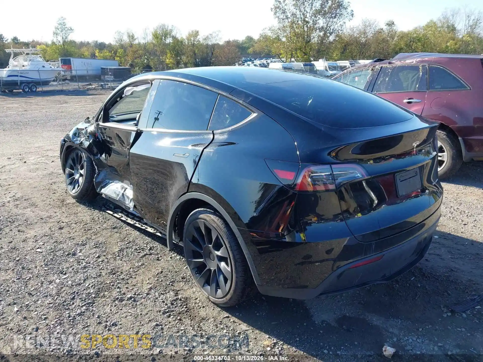 3 fotografías del automóvil dañado 7SAYGDEE9RA233934 TESLA MODEL Y 2024