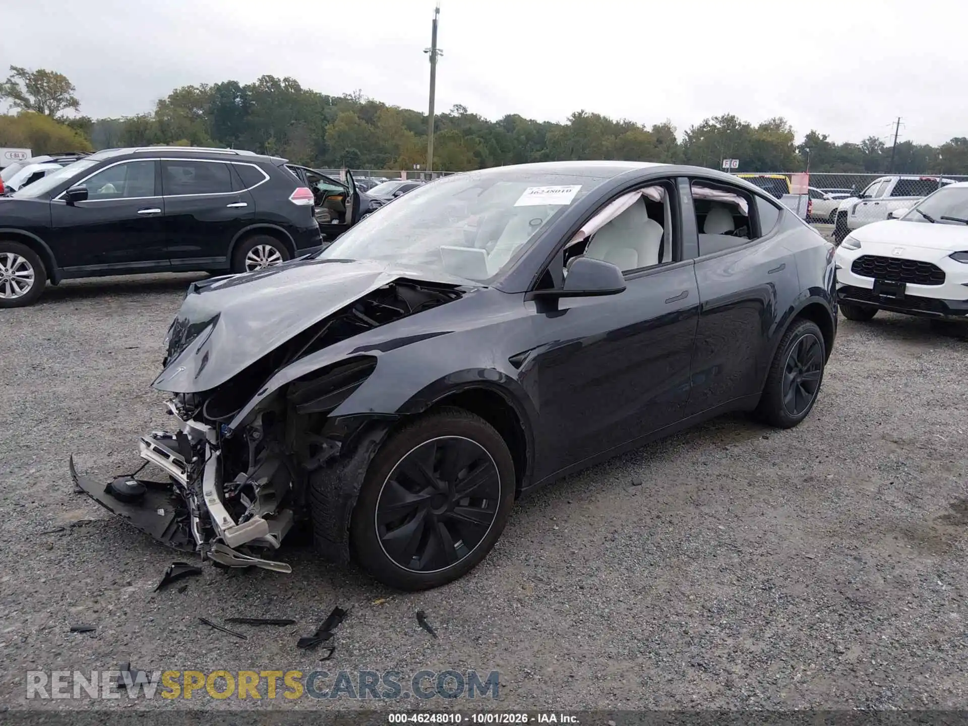 2 Фотография поврежденного автомобиля 7SAYGDEE9RA239233 TESLA MODEL Y 2024