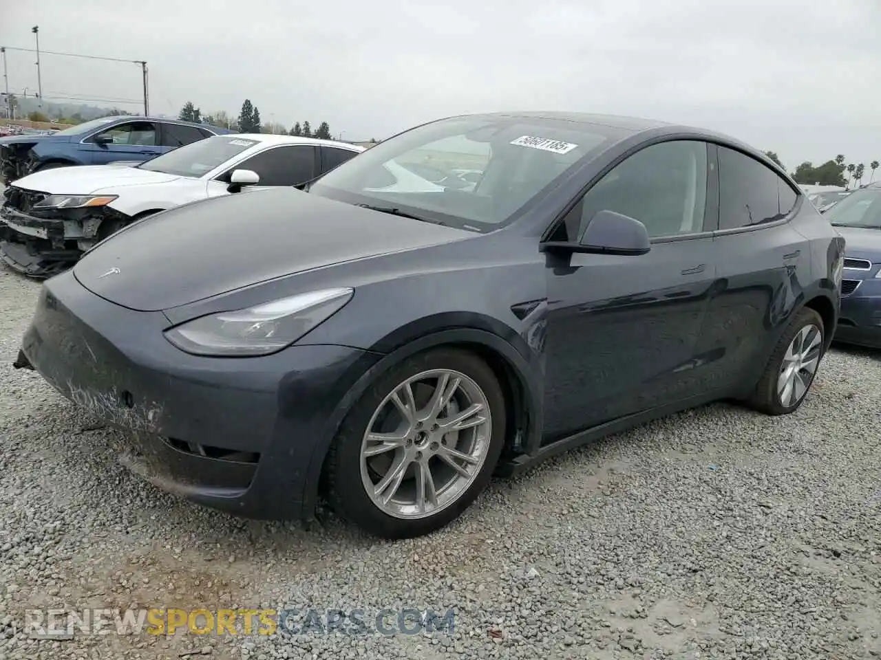 1 Photograph of a damaged car 7SAYGDEE9RA243377 TESLA MODEL Y 2024